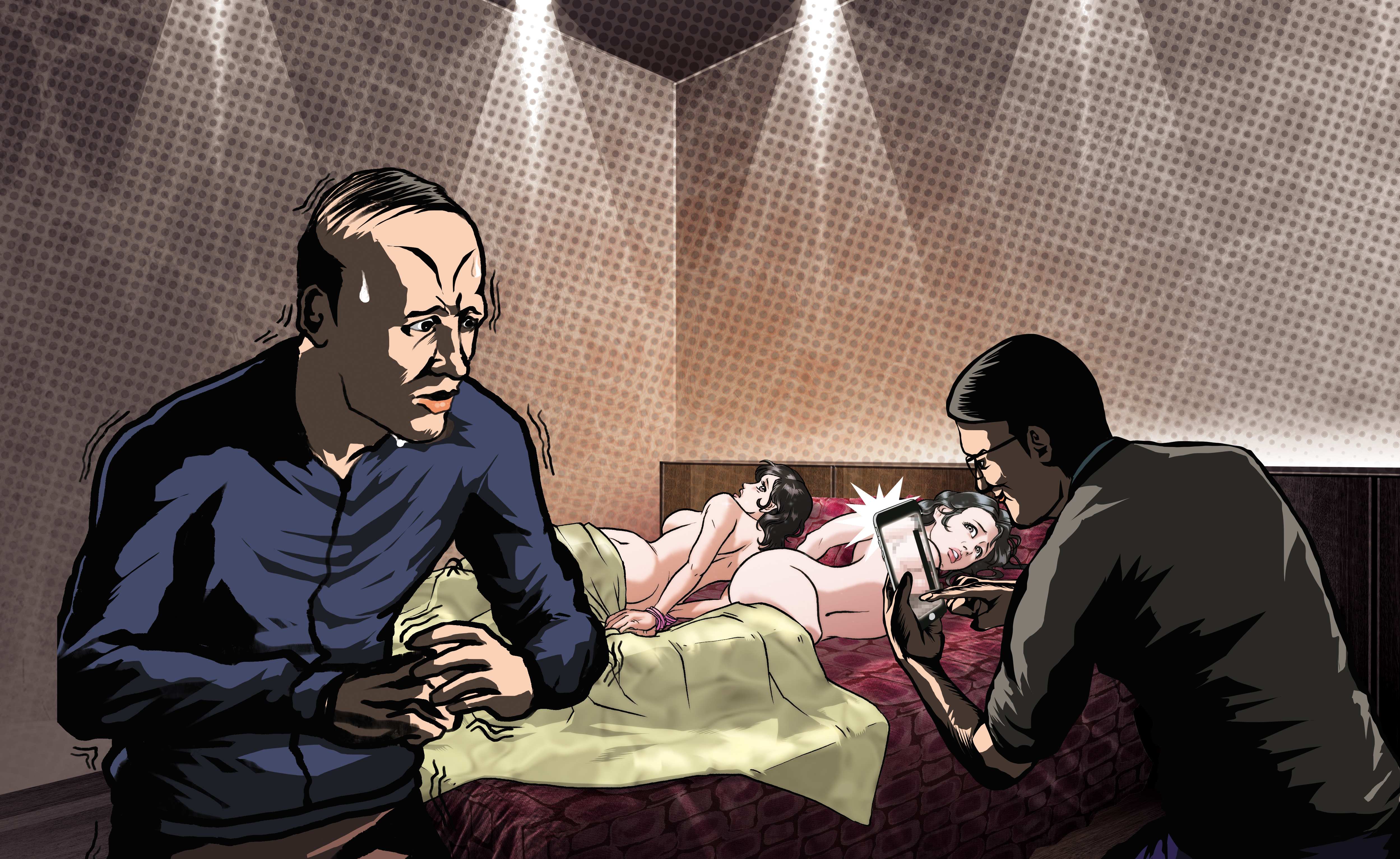 丁嫌自稱為錢潛入好友家，最後竟反綁被害人母女並強拍裸照。