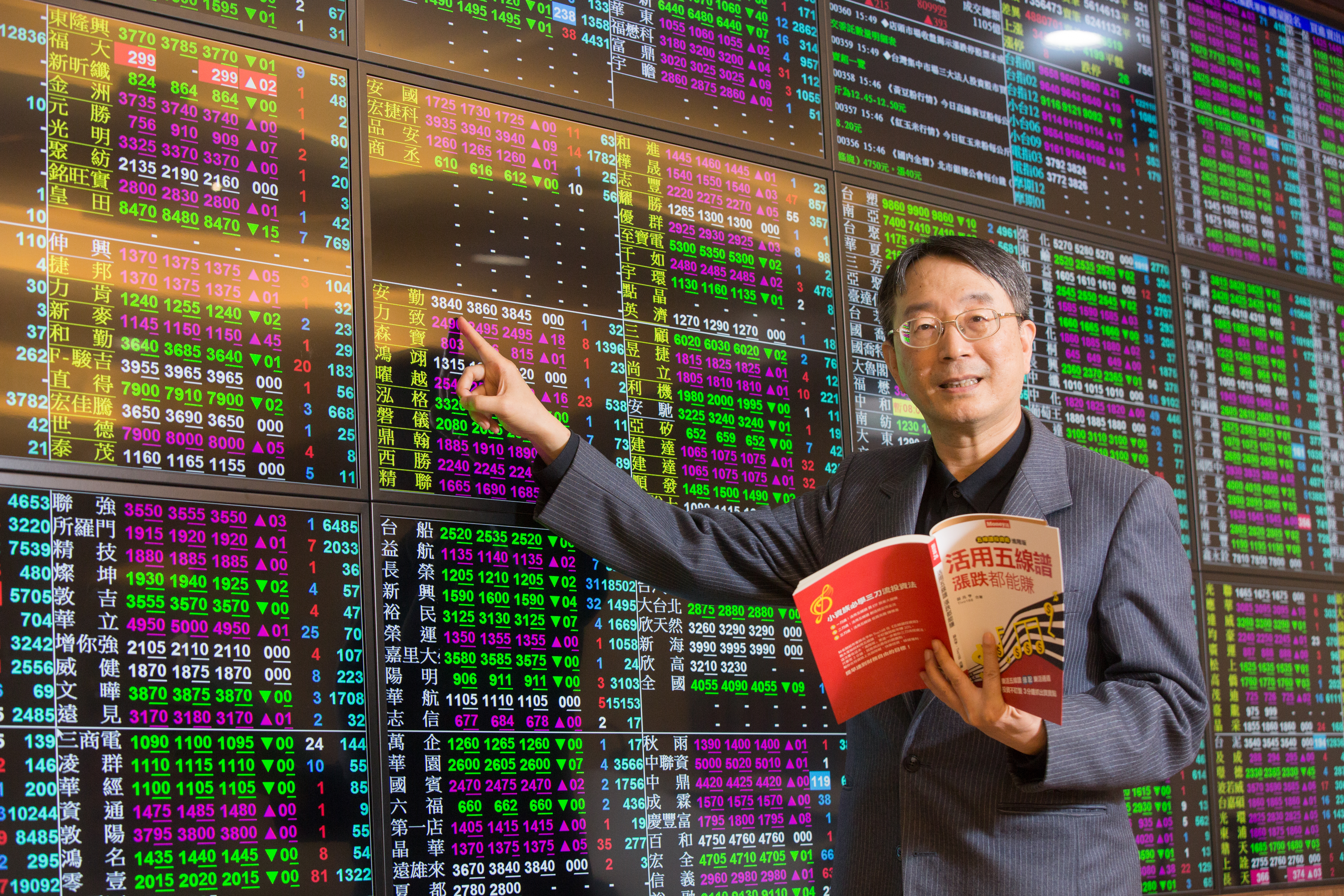 薛兆亨說，無論是個股、共同基金、ETF、高收益債、REITs或原物料等，都可以套用五線譜投資術。