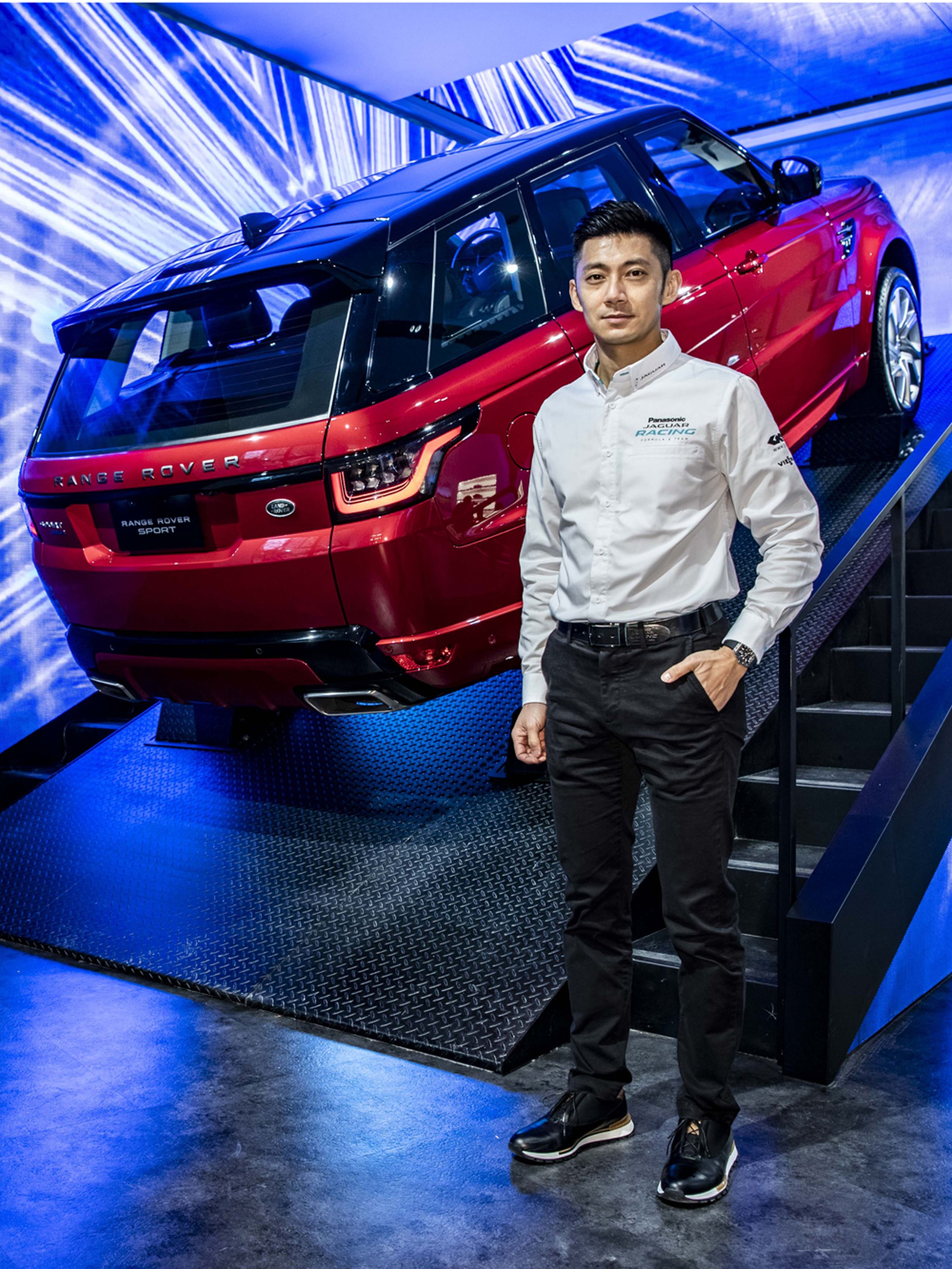 捷豹電動方程式官方車手董荷斌 (Ho-Pin Tung) 也出席開幕剪綵活動。（JAGUAR LAND ROVER）