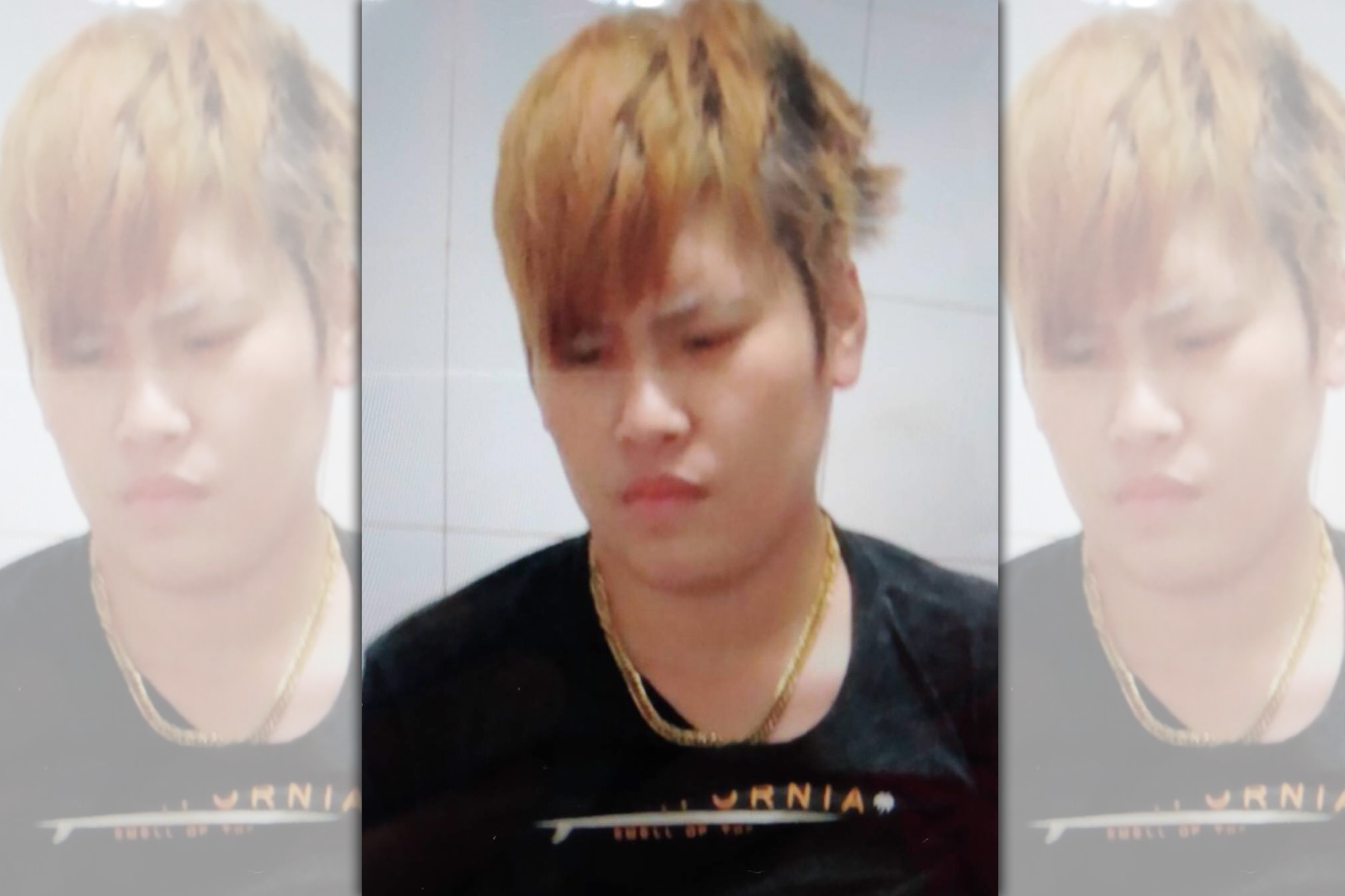 潘姓性侵犯破壞電子腳鐐後逃逸，今（11日）在宜蘭員山落網。（刑事局提供）