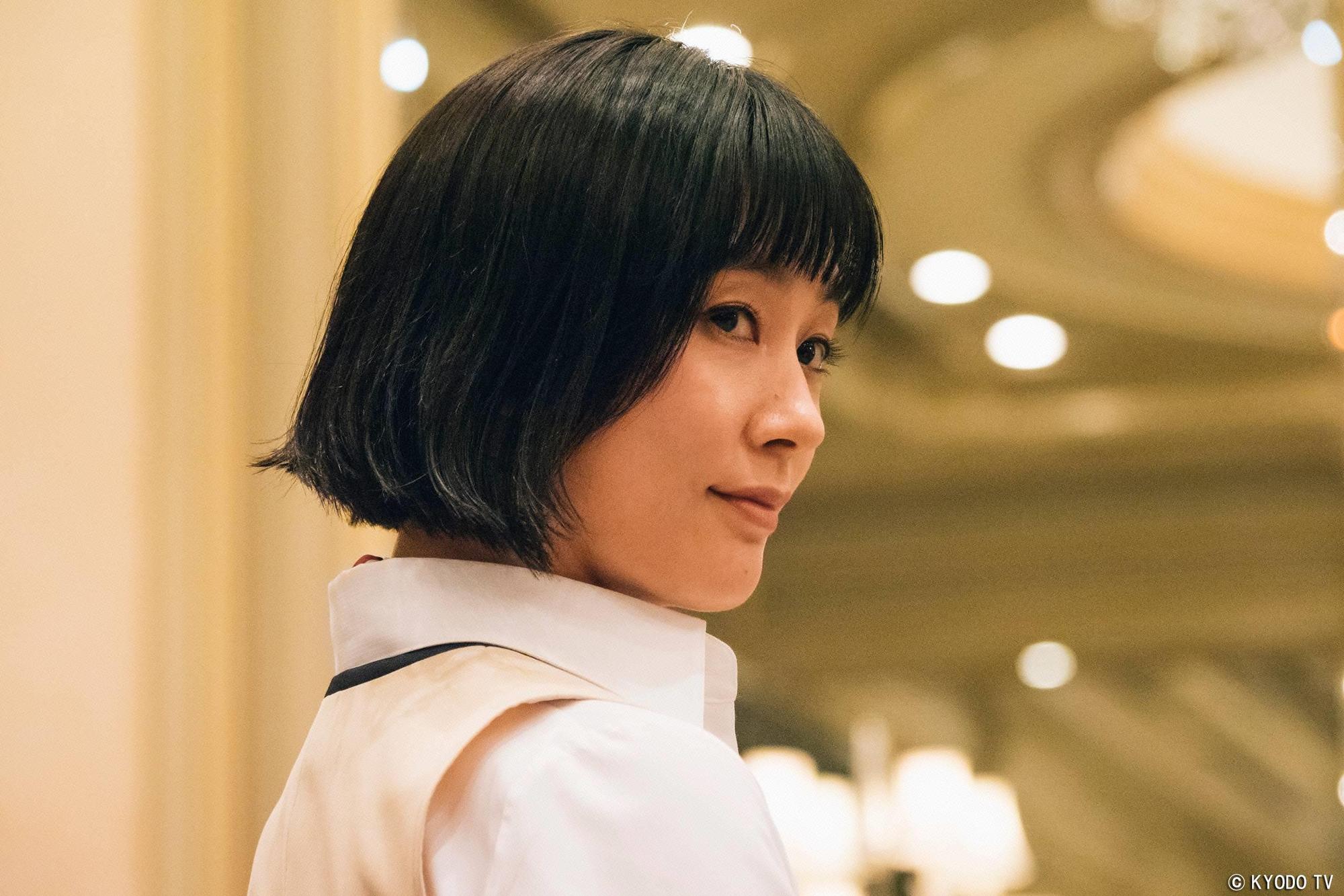 水川麻美為戲剪去長髮。（KKTV提供）