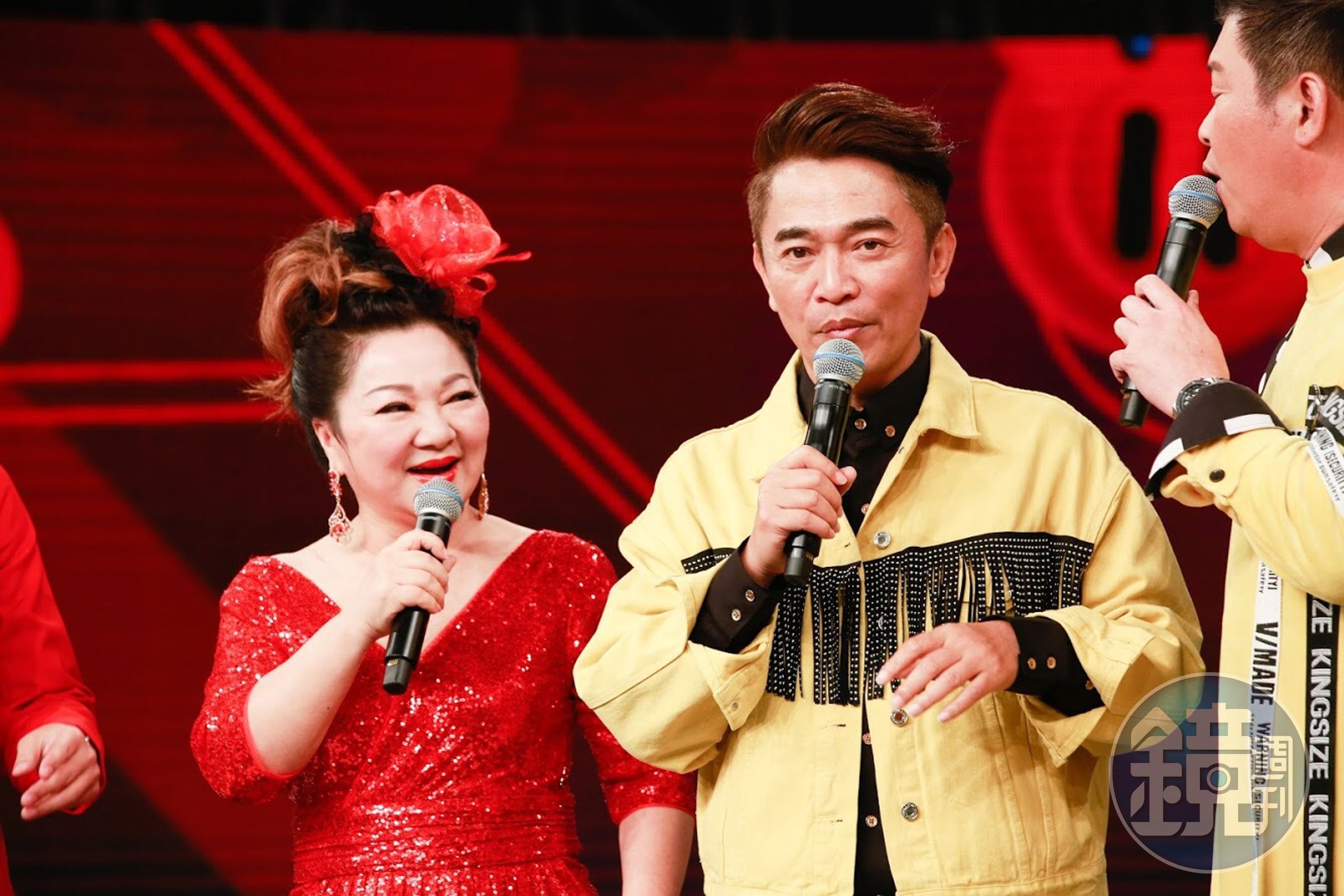 吳宗憲與白冰冰30年前就同台合作過，今在三立攝影棚難得再度一起主持。