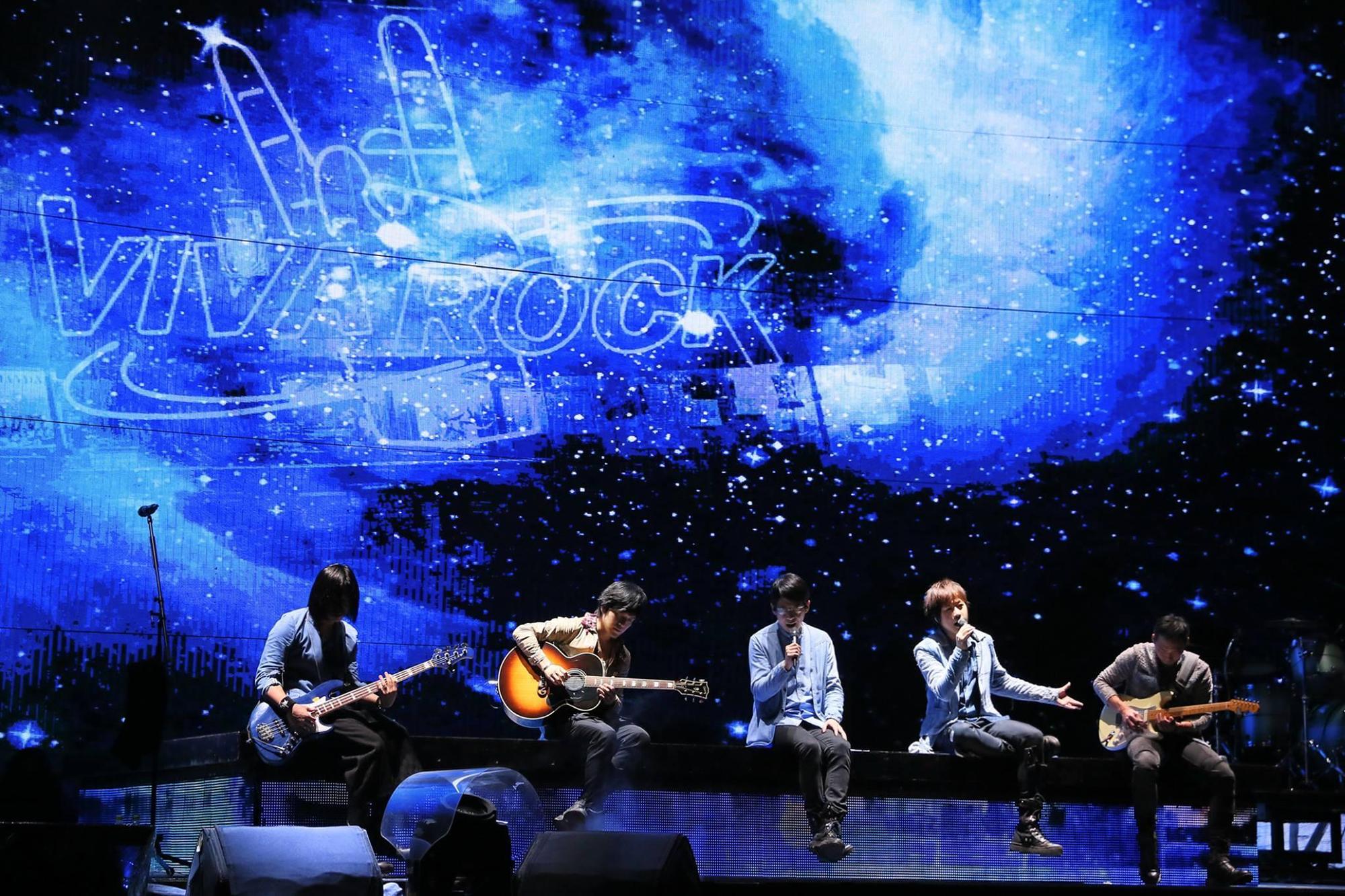 今年4月五月天將在大阪城Hall開唱，演唱會定名為《「Mayday 2019 Just Rock It!!!“藍 | BLUE”》，五福特別推出主題旅遊行程。（翻攝五月天粉絲專頁）