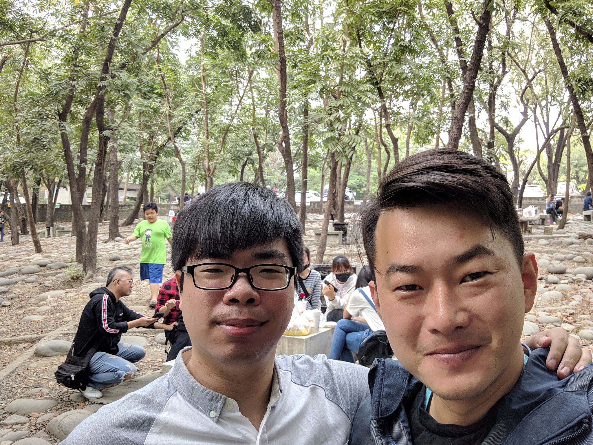 陳柏惟在臉書PO出和「陳其邁」的合照。（翻攝自三民惟新 陳柏惟粉絲專頁）