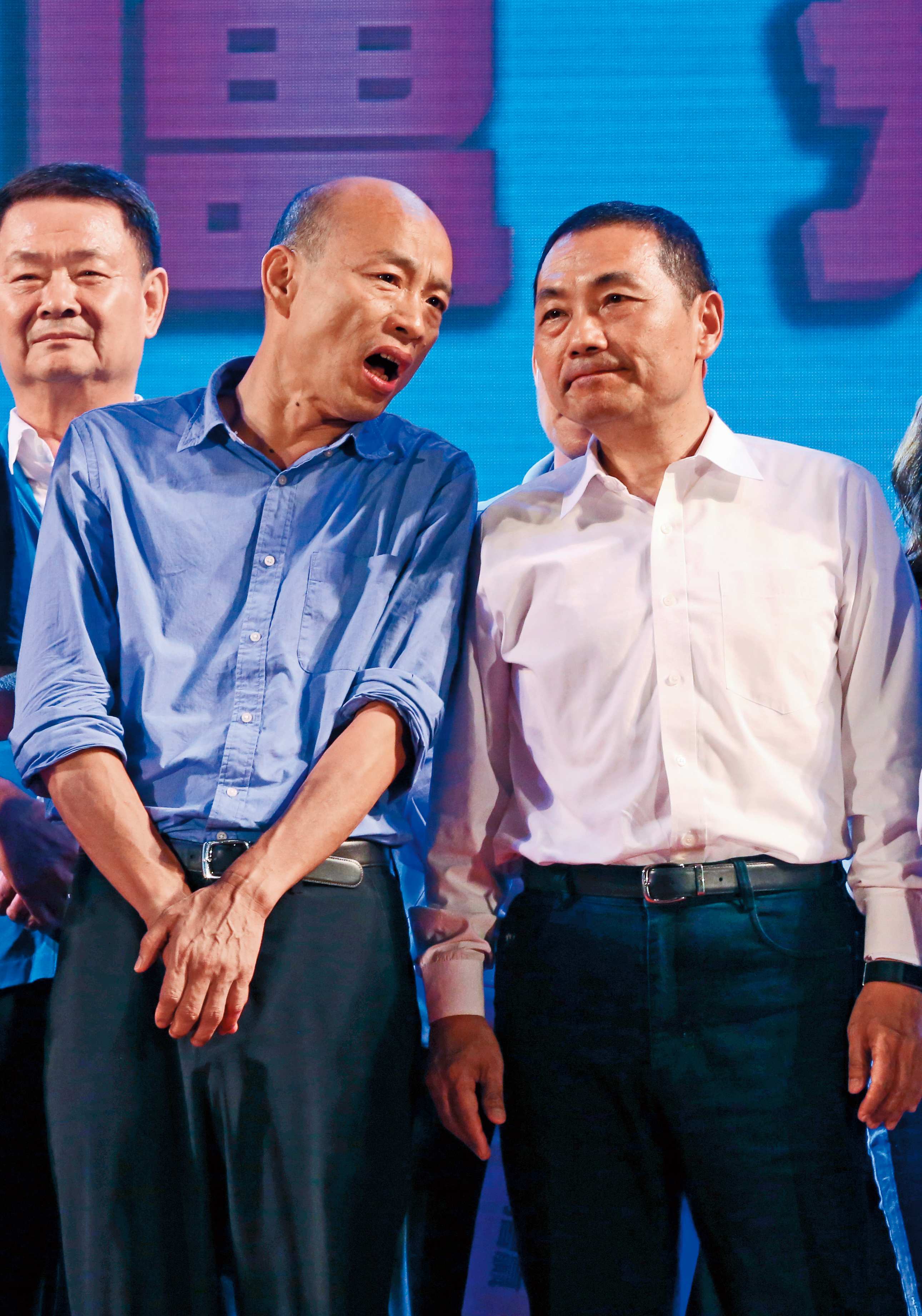 吳敦義想率縣市首長登陸，但新北市長侯友宜與高雄市長韓國瑜目前都無計畫隨團。