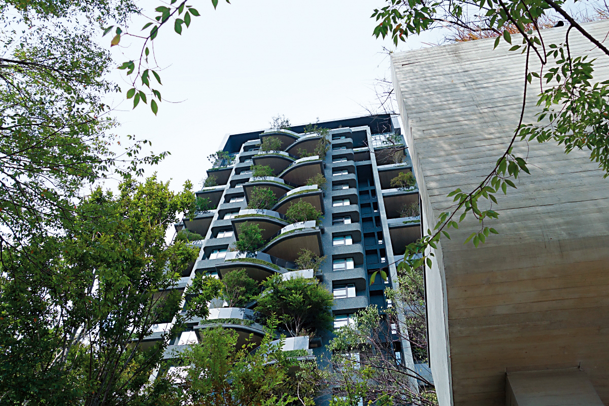 王傳一所住的豪宅是得獎設計，根據媒體報導，在新竹算是第二名的「豪宅王」。（翻攝自樹花園官網）