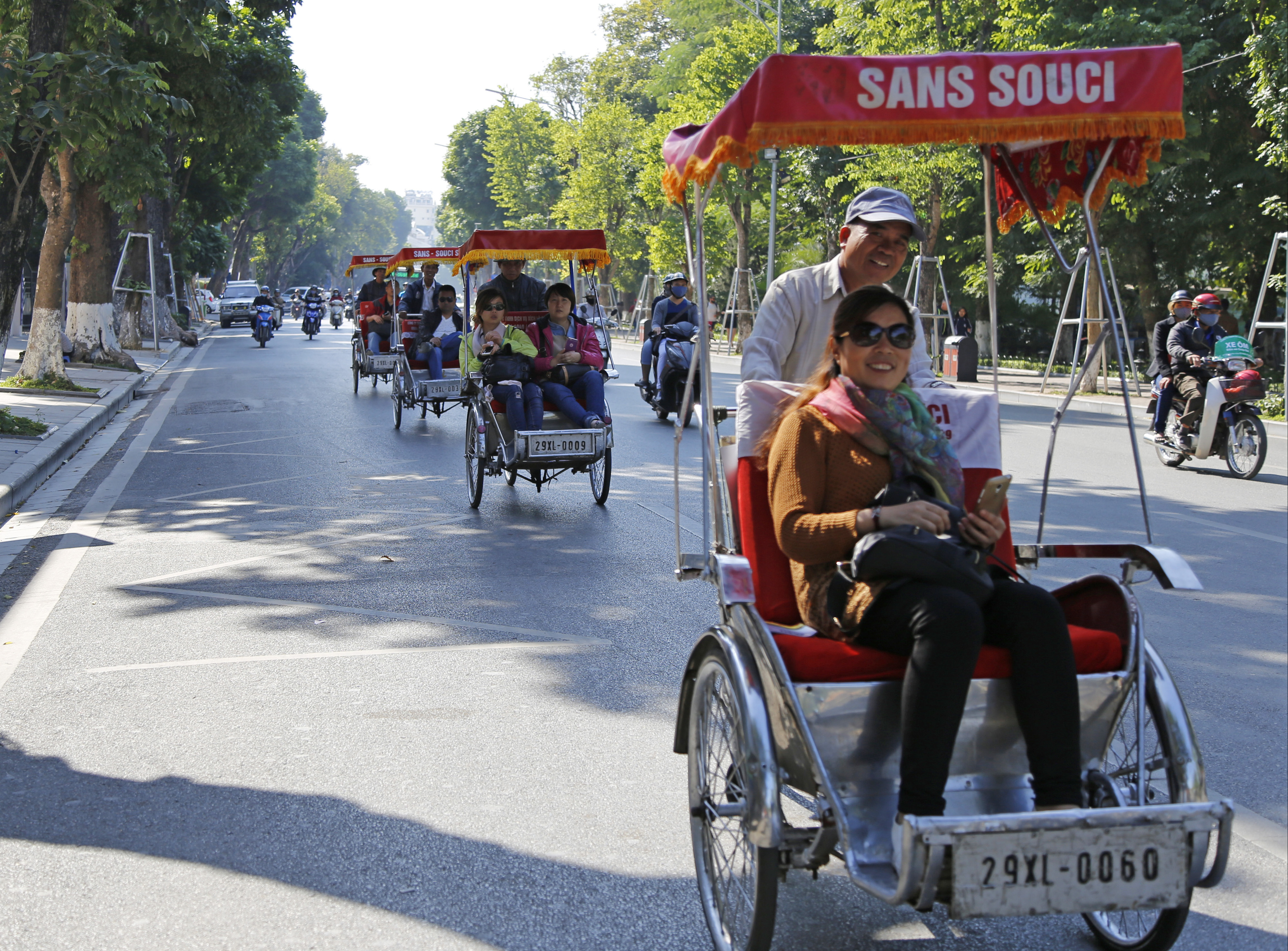 越南的韓國觀光客日增，逐漸逼近占越南觀光客最大宗的中國遊客。（東方IC）