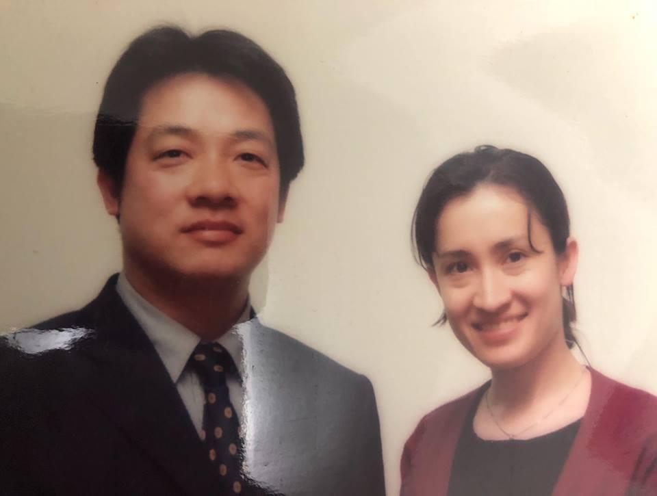 蕭美琴在臉書貼出和賴清德10多年前的合照。（翻攝自蕭美琴粉絲專頁）