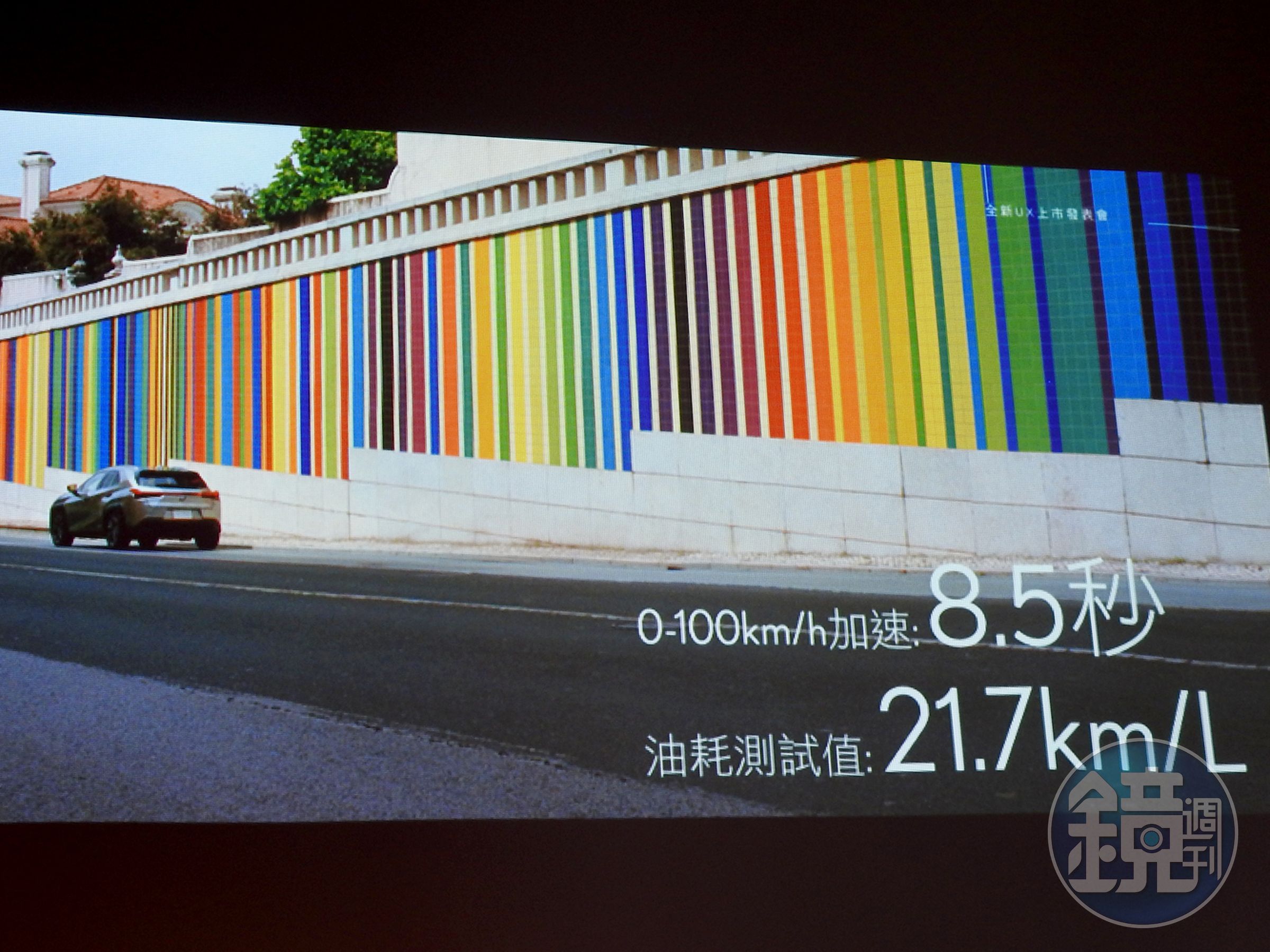 UX 250h可在兼顧同級距最佳的21.7km/L油耗的同時，展現名列前茅的0-100km/h 8.5秒優異加速成績，更是能以高達115km/h的時速純電巡航。