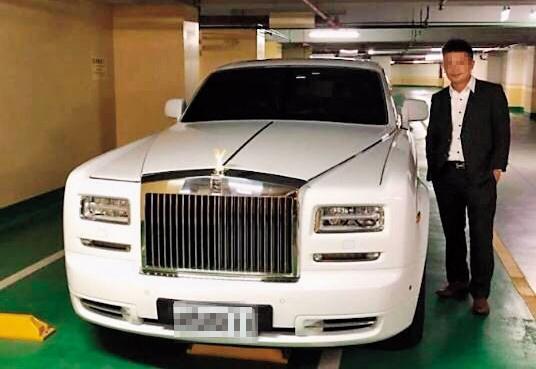 女直銷商在張承平開設的拍賣平台，花了2200萬元標下勞斯萊斯名車，錢付了卻拿不到車。（翻攝富比士臉書）
