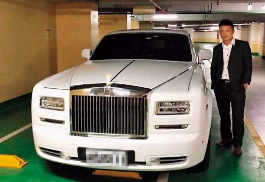 女直銷商在張承平開設的拍賣平台，花了2200萬元標下勞斯萊斯名車，錢付了卻拿不到車。（翻攝富比士臉書）