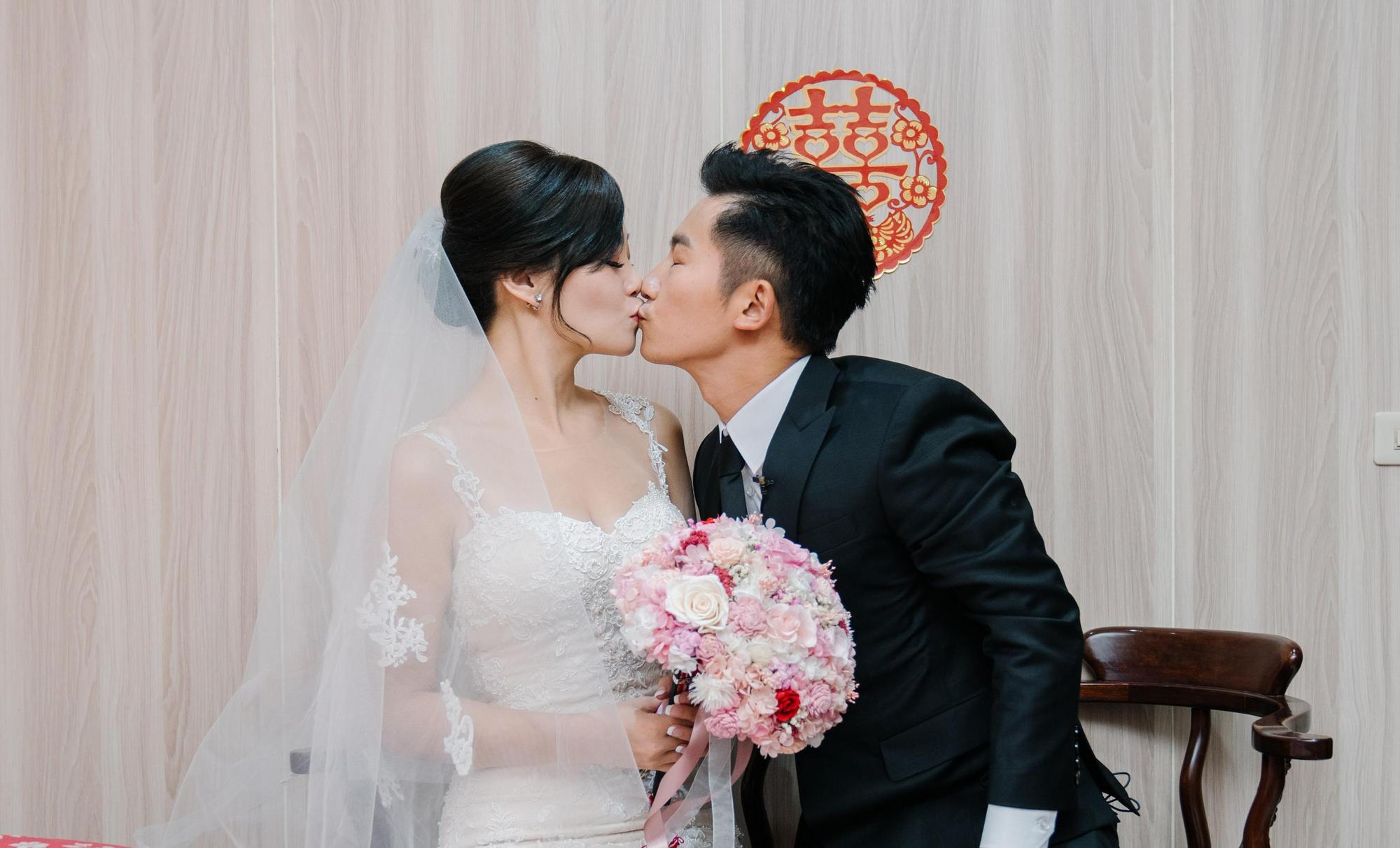 蔡昌憲迎娶空姐女友，婚禮由他一手策劃。（群星瑞智提供）