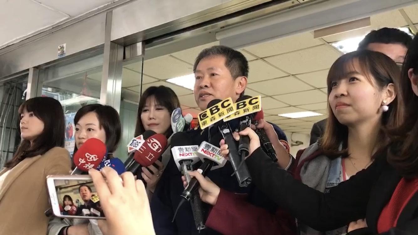 面對肉圓媽律師指控,蘆洲警分局副分局長吳恆隆出面說明。(翻攝畫面)