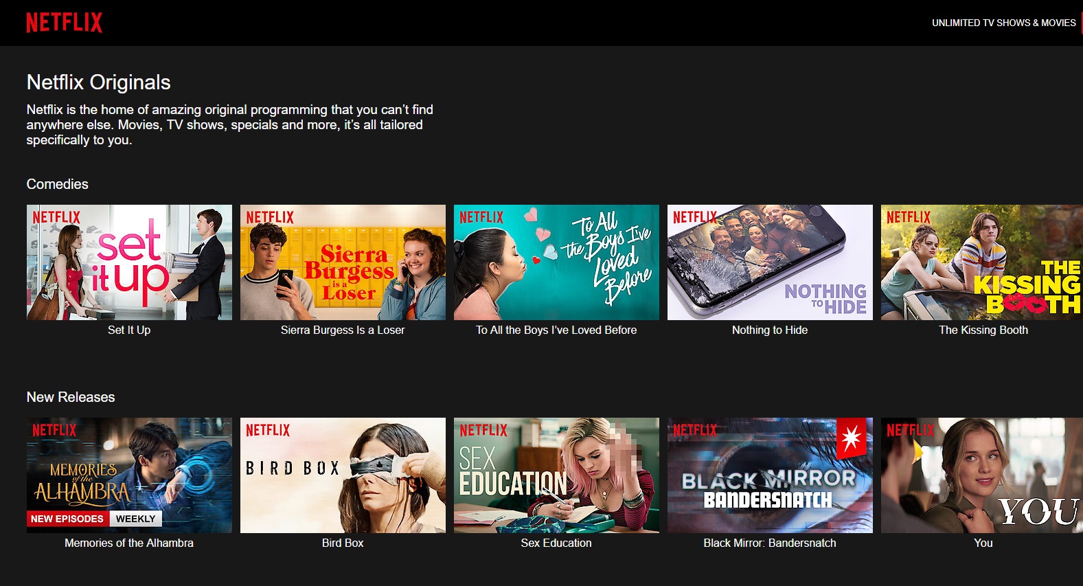 Netflix推出許多原創內容,受到許多民眾的喜愛。(翻攝自Netflix網站)