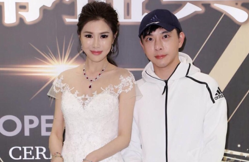 吳玟萱為了這次活動，當天一大早5點起床打扮。（陳孝志提供）