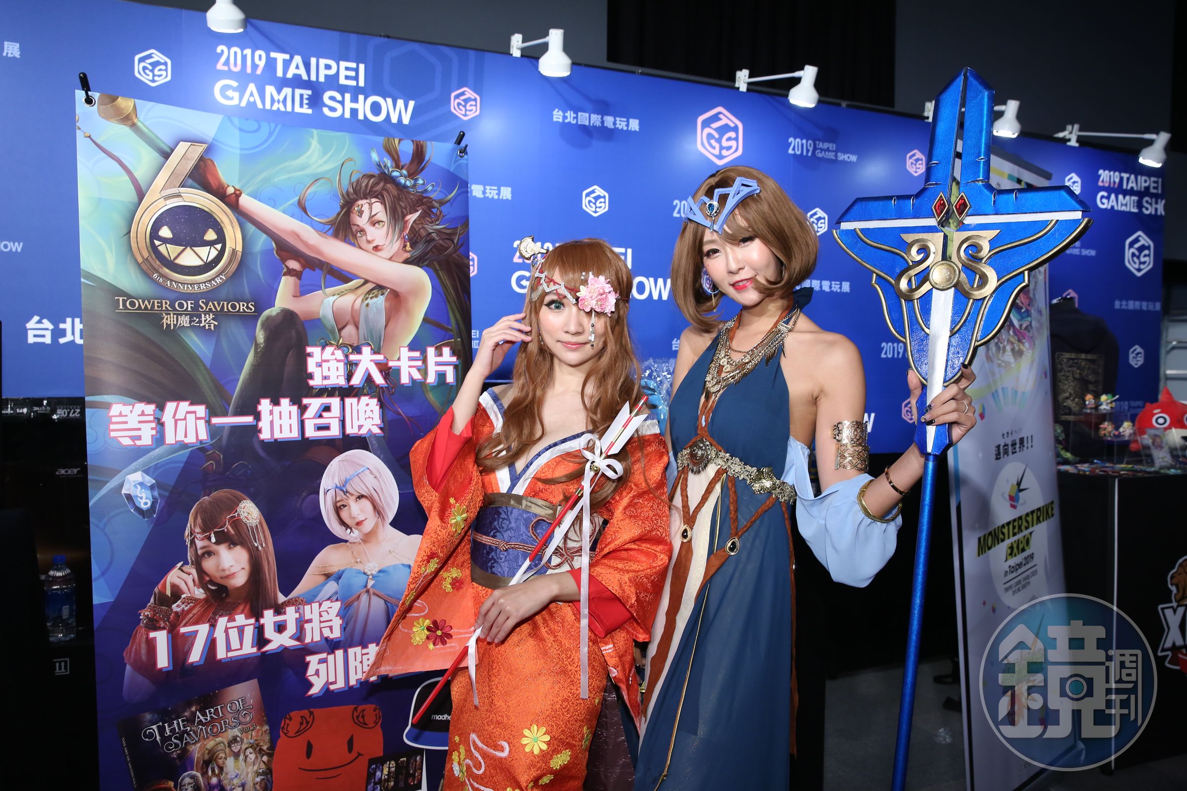 每年電玩展，神魔之塔的神魔女將都最吸引人氣。
