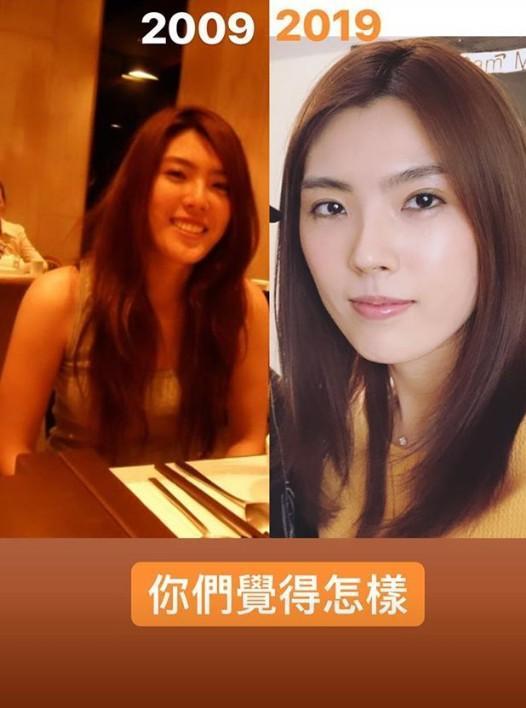 理科太太在IG限時動態放上自己十年前的照片,一頭捲髮跟小禎頗為神似。(翻攝自理科太太IG)