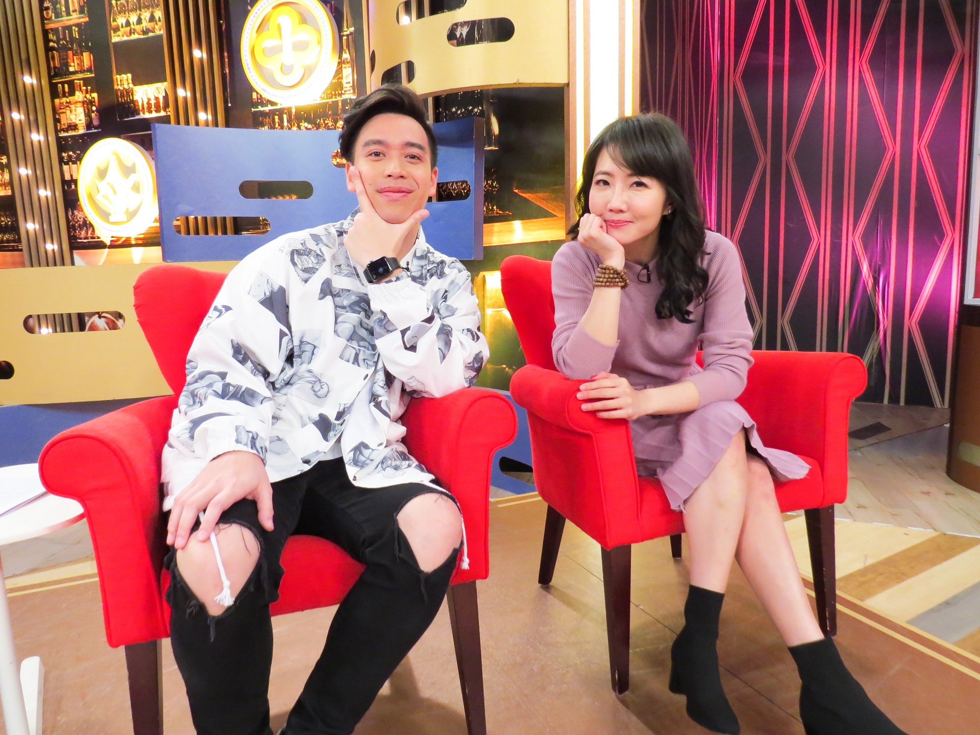 謝忻對個人感情態度十分低調，完全不認有戀情。（衛視中文台） 