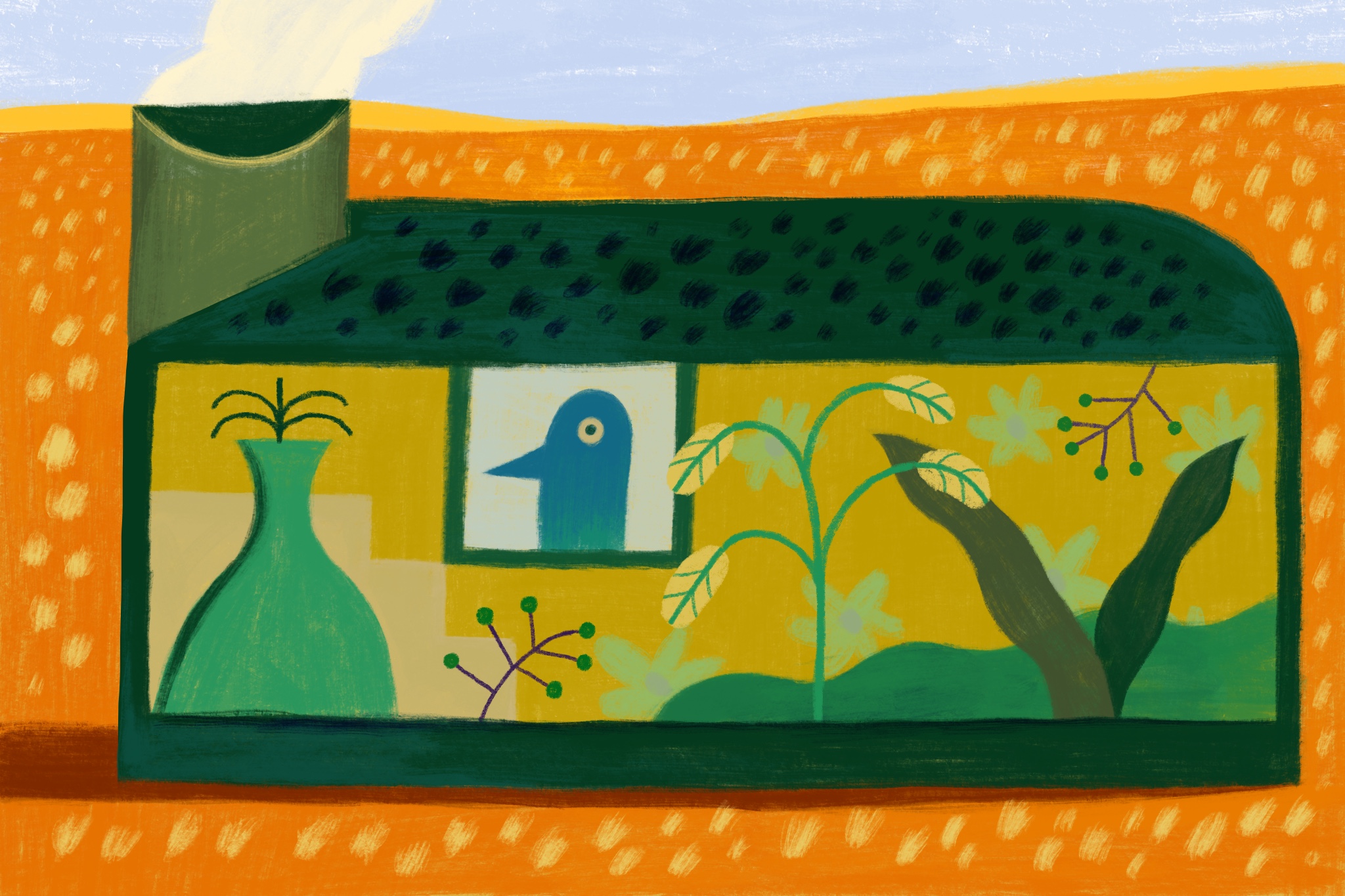 【詩】綠色小屋　劉曉頤