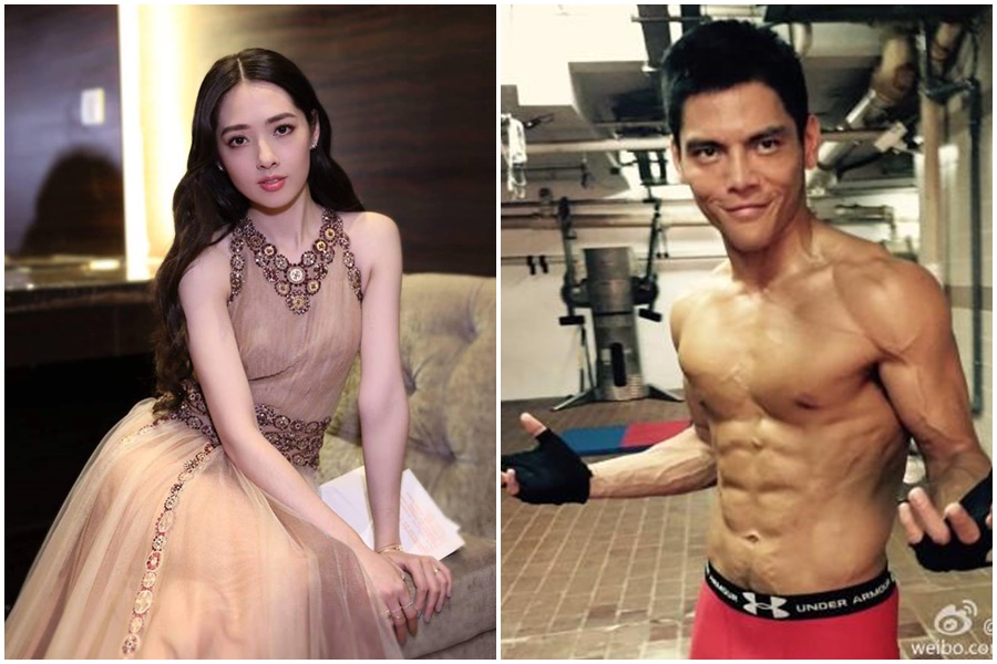 向佐和郭碧婷手牽手逛展，戀情疑似曝光。（左圖翻攝自郭碧婷臉書，右圖翻攝自網路）