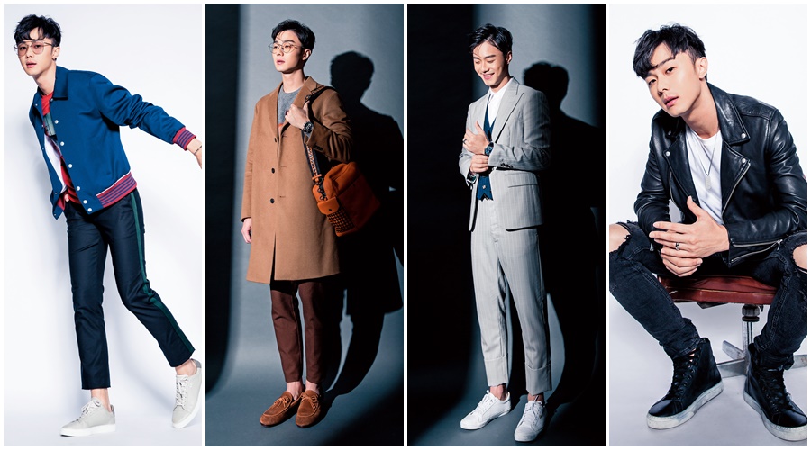 施柏宇因為有著一張娃娃臉，因此打扮刻意走成熟路線。