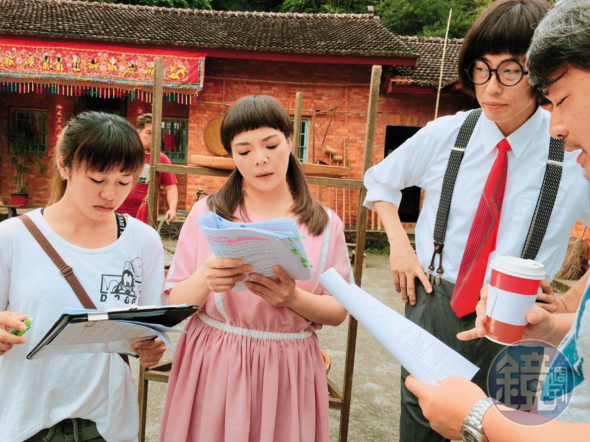 從諧星轉戰戲劇，小甜甜演技大爆發，曾入圍金鐘戲劇節目女配角獎。（小甜甜提供）