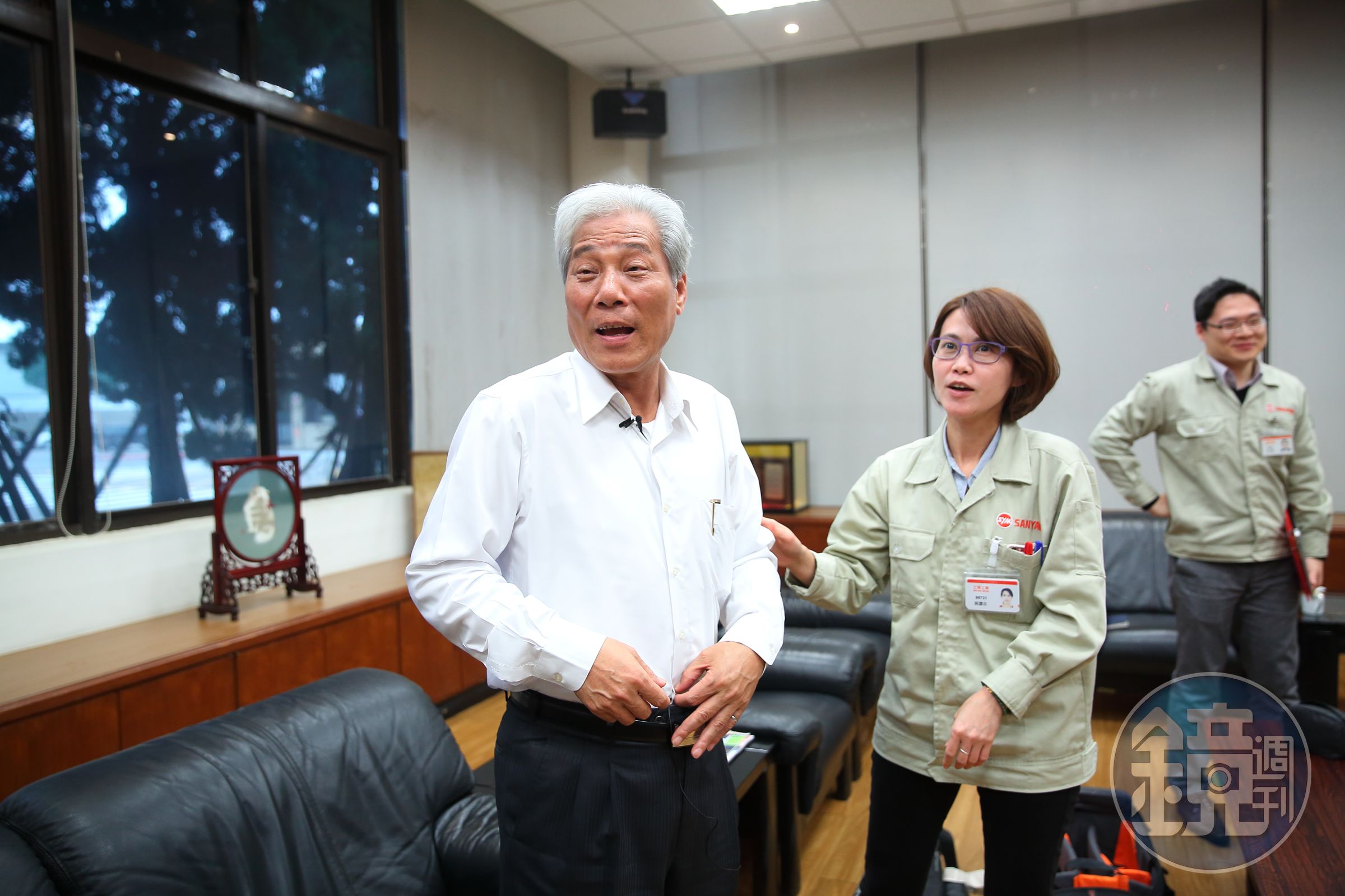 吳清源和3名子女都在三陽一起打拚，其中二女兒是他的貼身特助。