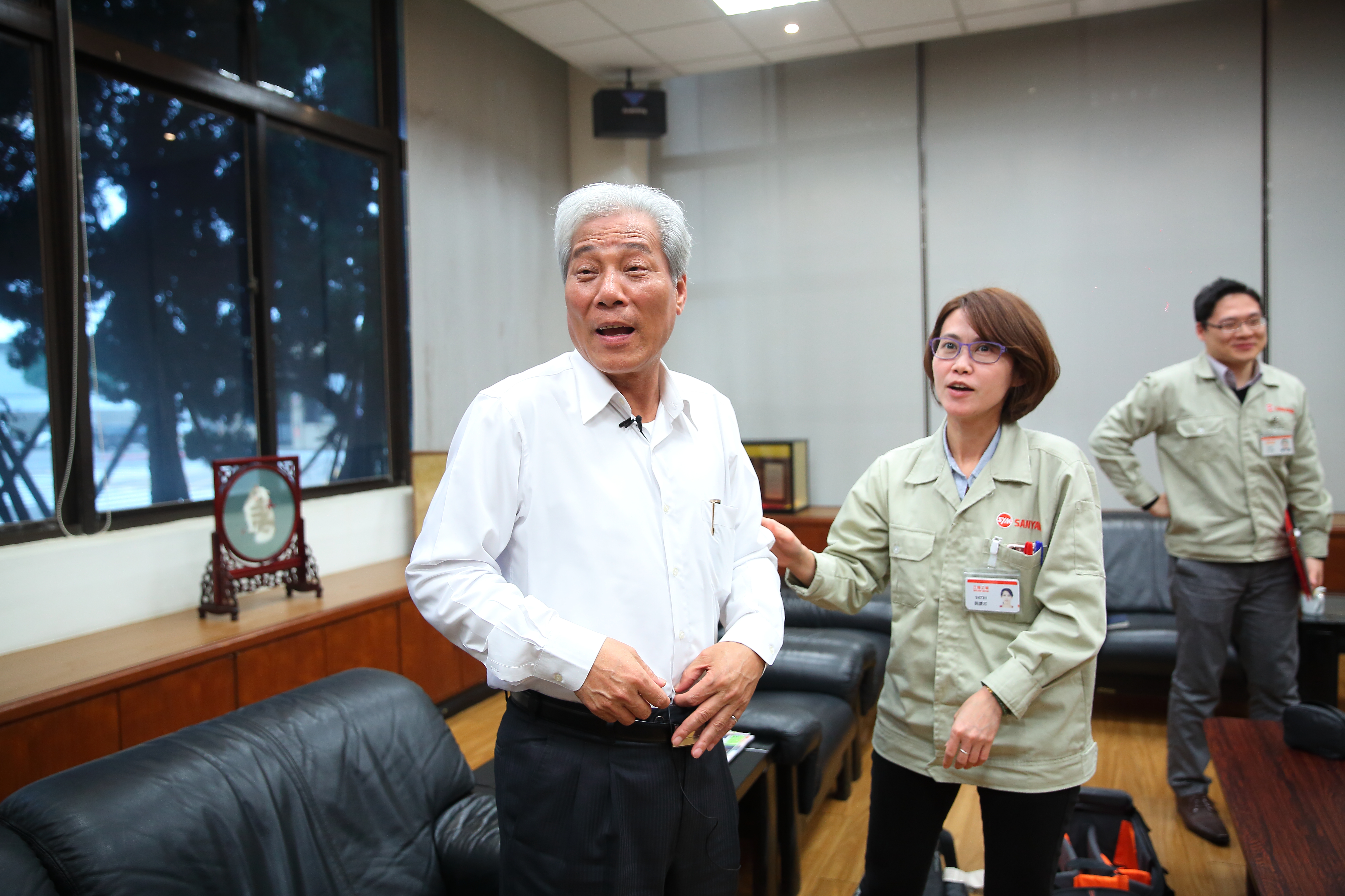 吳清源和3名子女都在三陽一起打拚，其中二女兒是他的貼身特助。