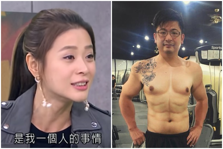李燕上節目淚談和謝典霖的破滅婚姻。（左圖翻攝自台灣亮起來YouTube，右圖翻攝自謝典霖臉書）