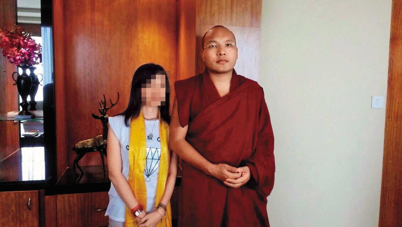 H女透露自己與法王的首次性行為發生於2013年9月13日，H女隔天又再以信徒身分前往晉見。（讀者提供）