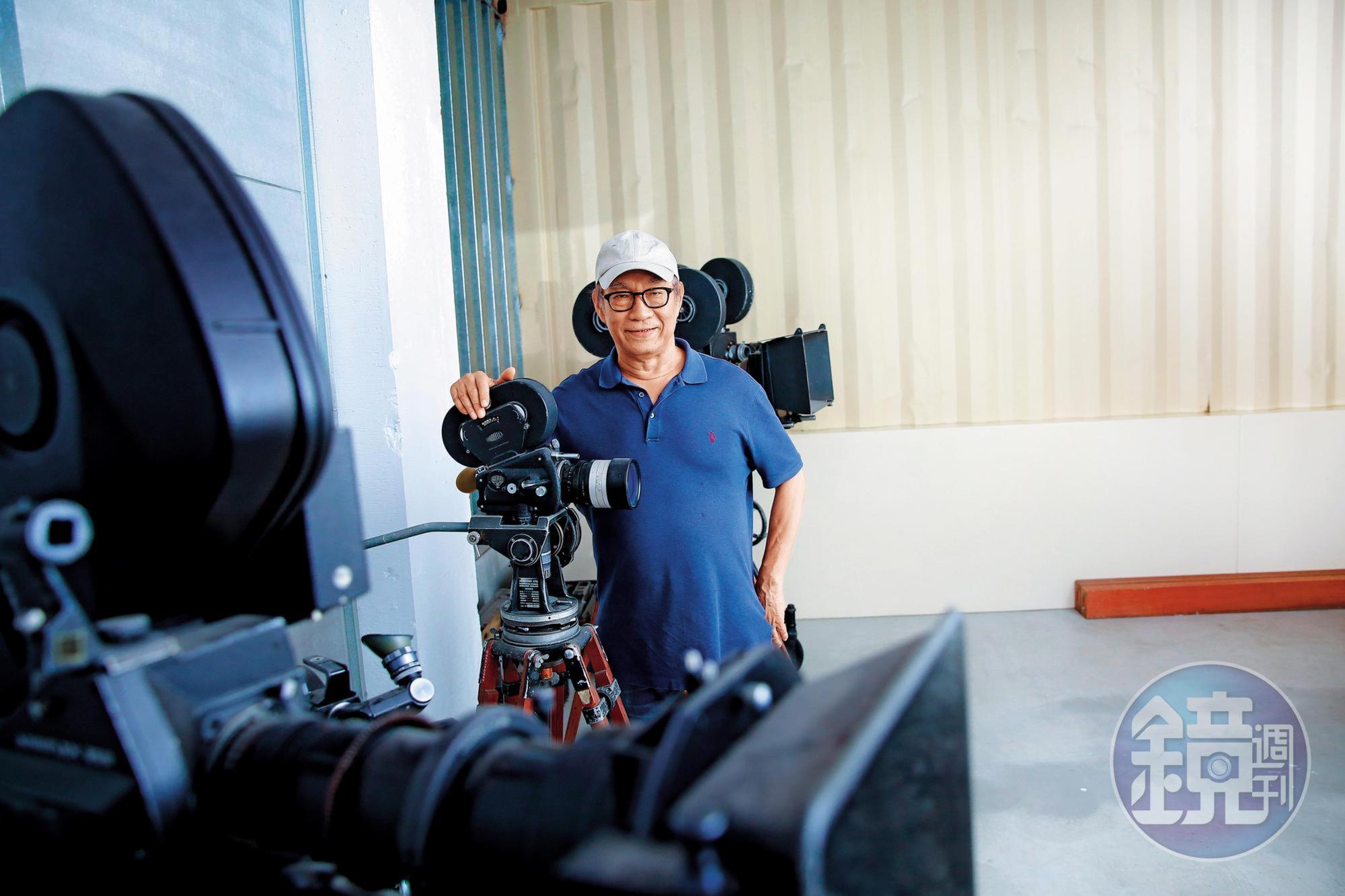 資深影人廖慶松在45年的剪接生涯中肩負起「守門員」崗位，為影片成形把關。