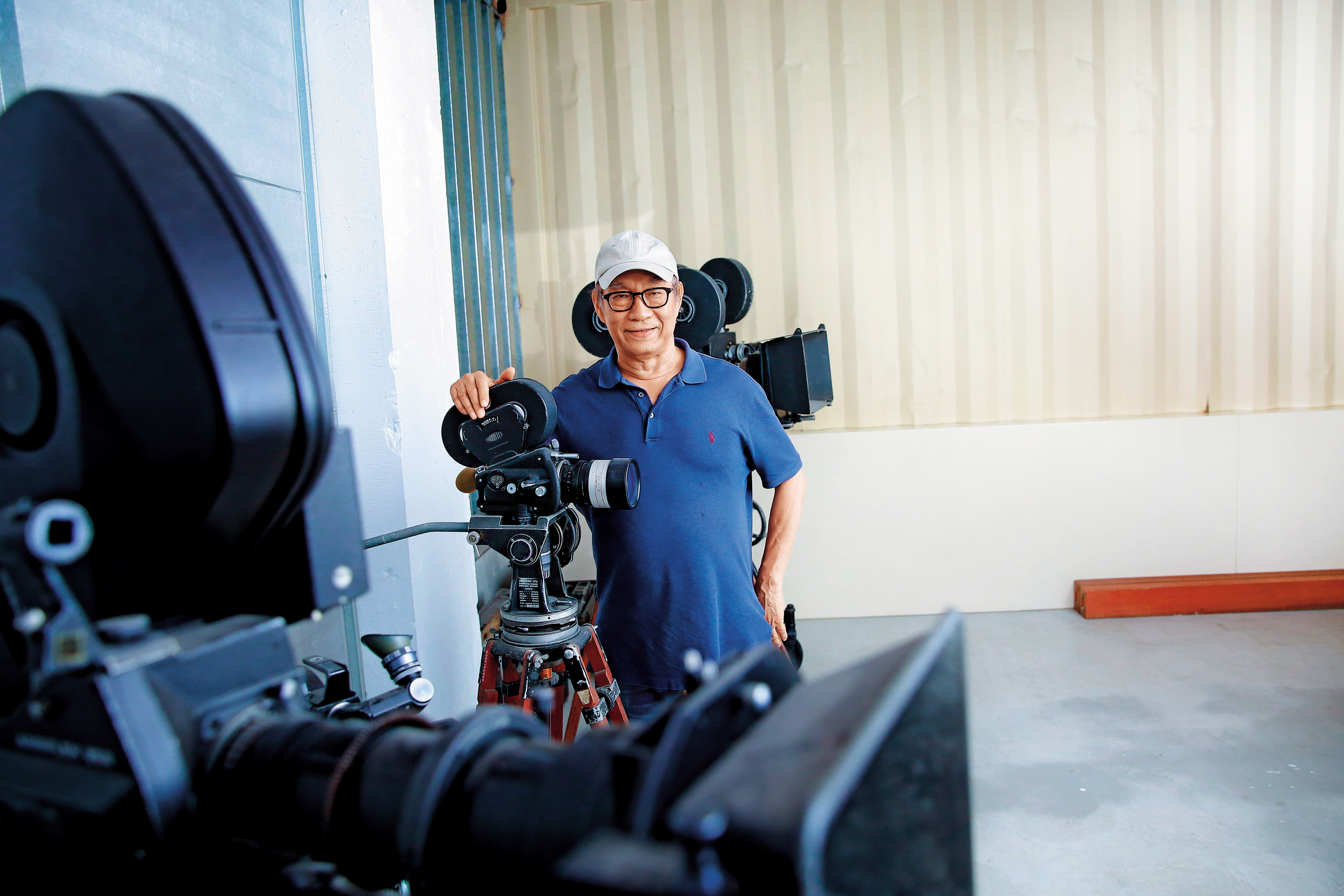 資深影人廖慶松在45年的剪接生涯中肩負起「守門員」崗位,為影片成形把關。