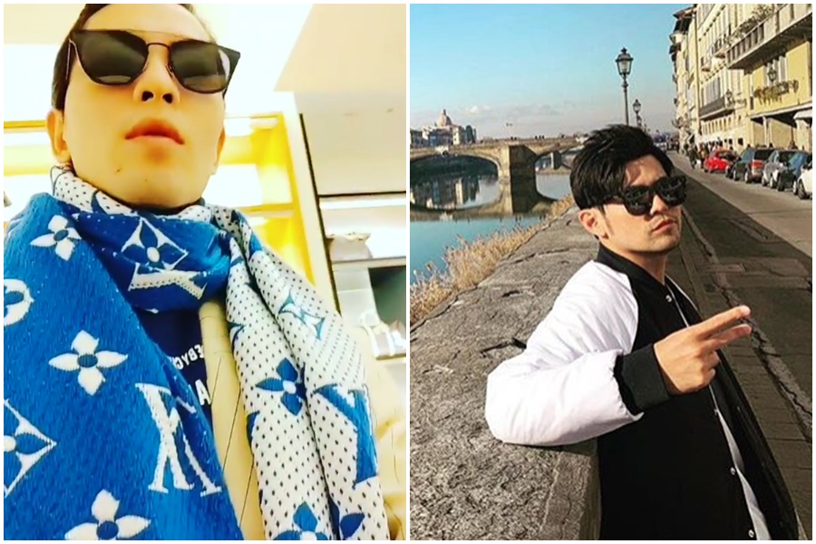 蕭敬騰（左）個性爽朗幽默，在演藝圈結交許多朋友，周杰倫（右）就是其中之一。（合成照，翻攝自蕭敬騰、周杰倫IG）