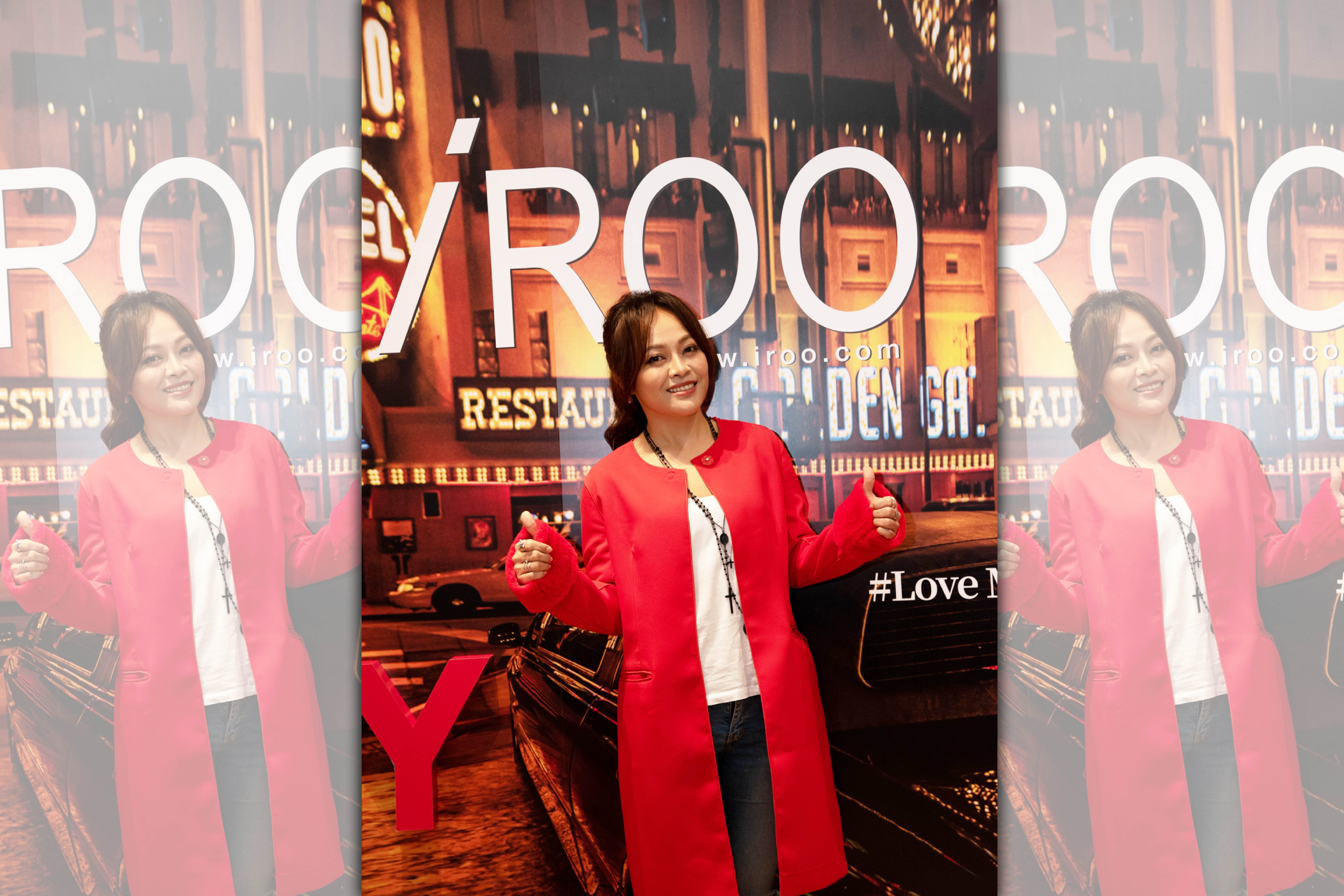 鐵肺歌后戴愛玲出席服裝品牌「iROO」信義店改裝開幕活動。（iROO提供）