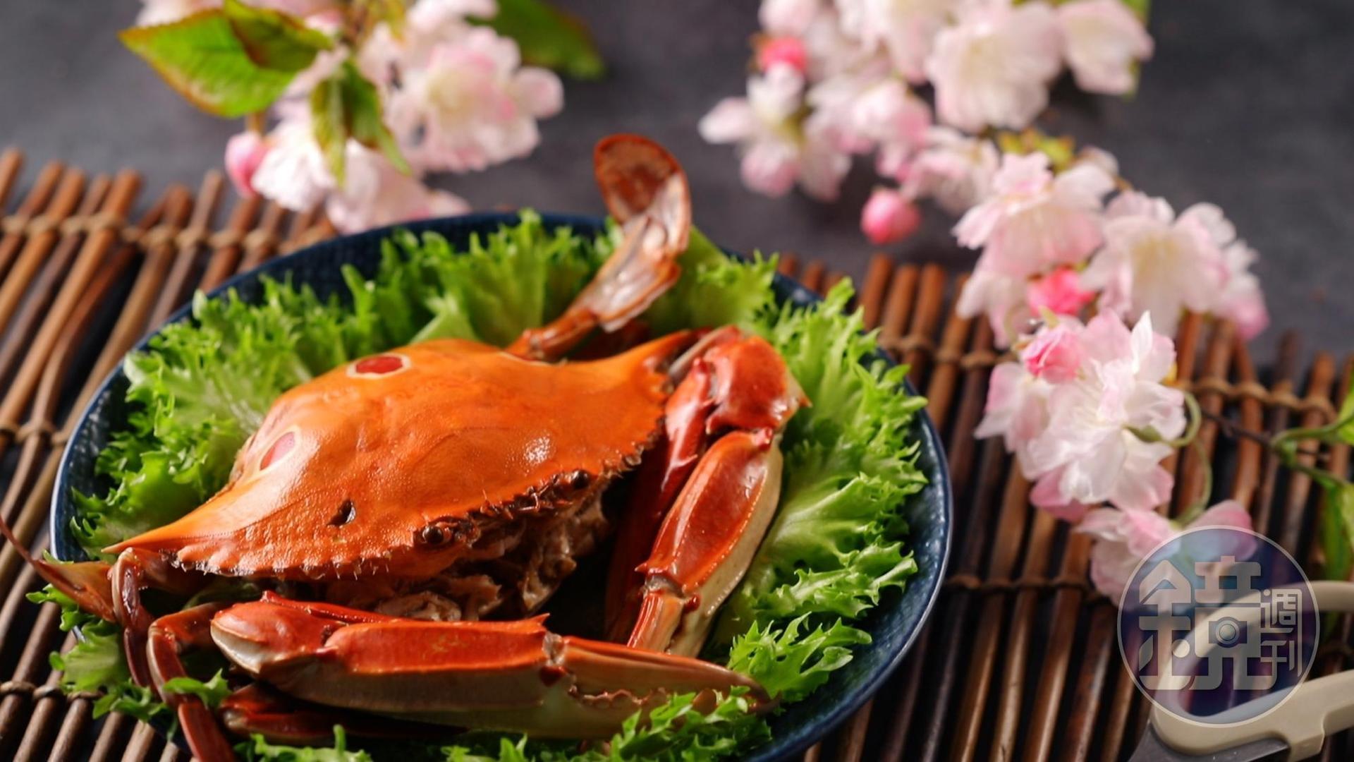 「威士忌酒醉三點蟹」加入蜂蜜威士忌，能讓肉質更加鮮甜。
