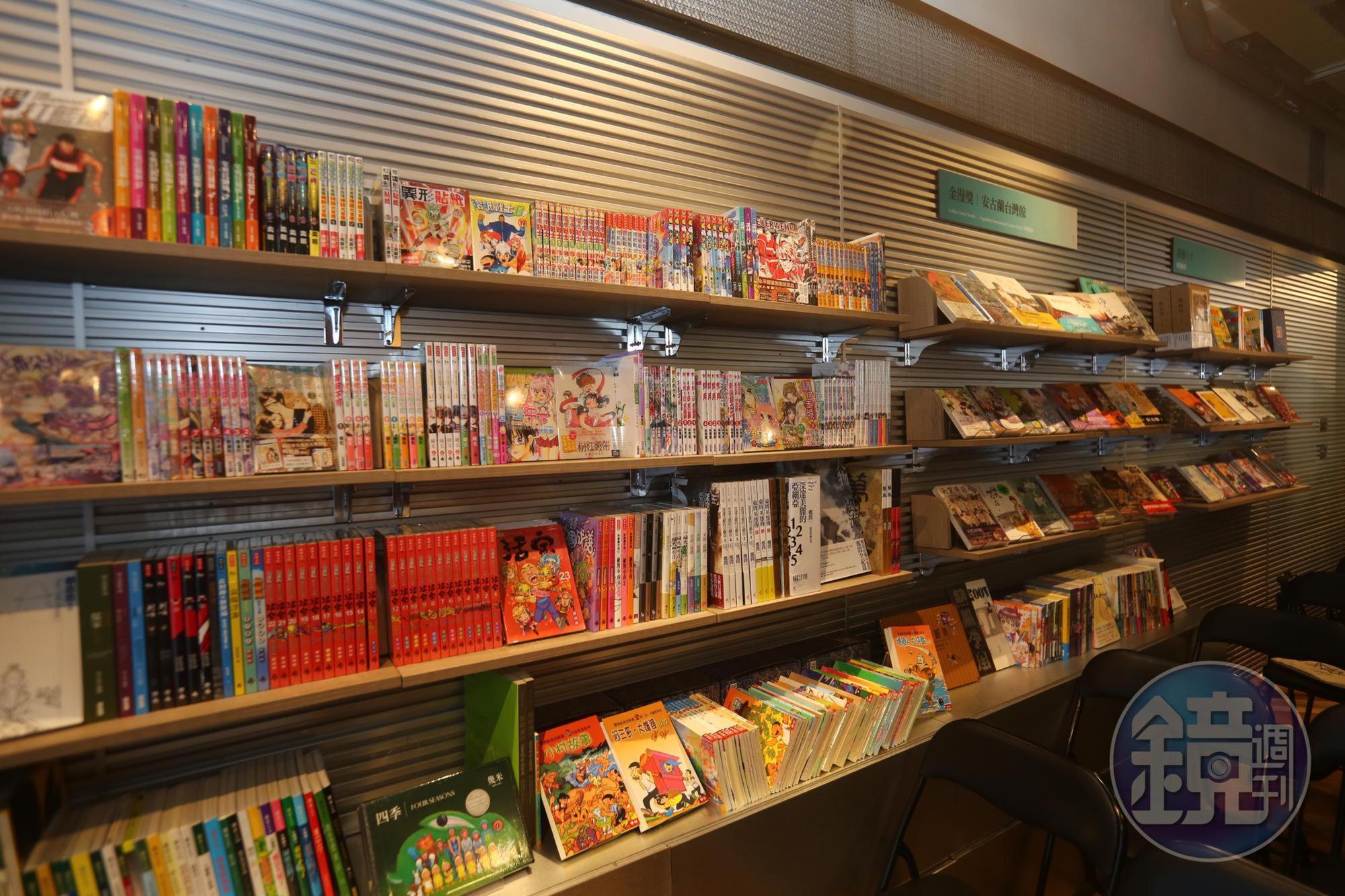 台灣漫畫基地一樓為台灣漫畫主題商店。
