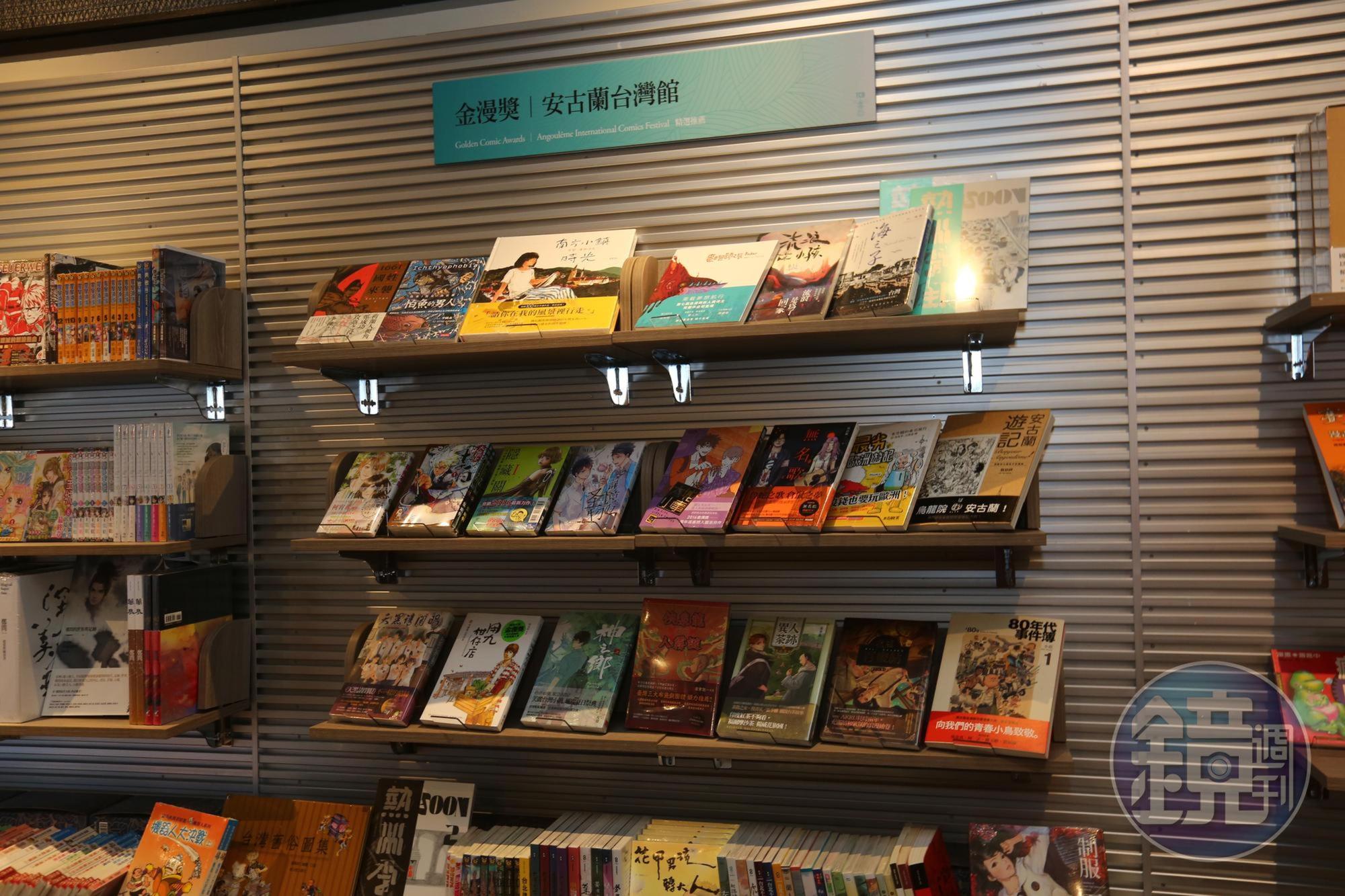 台灣漫畫基地一樓為漫畫主題商店。