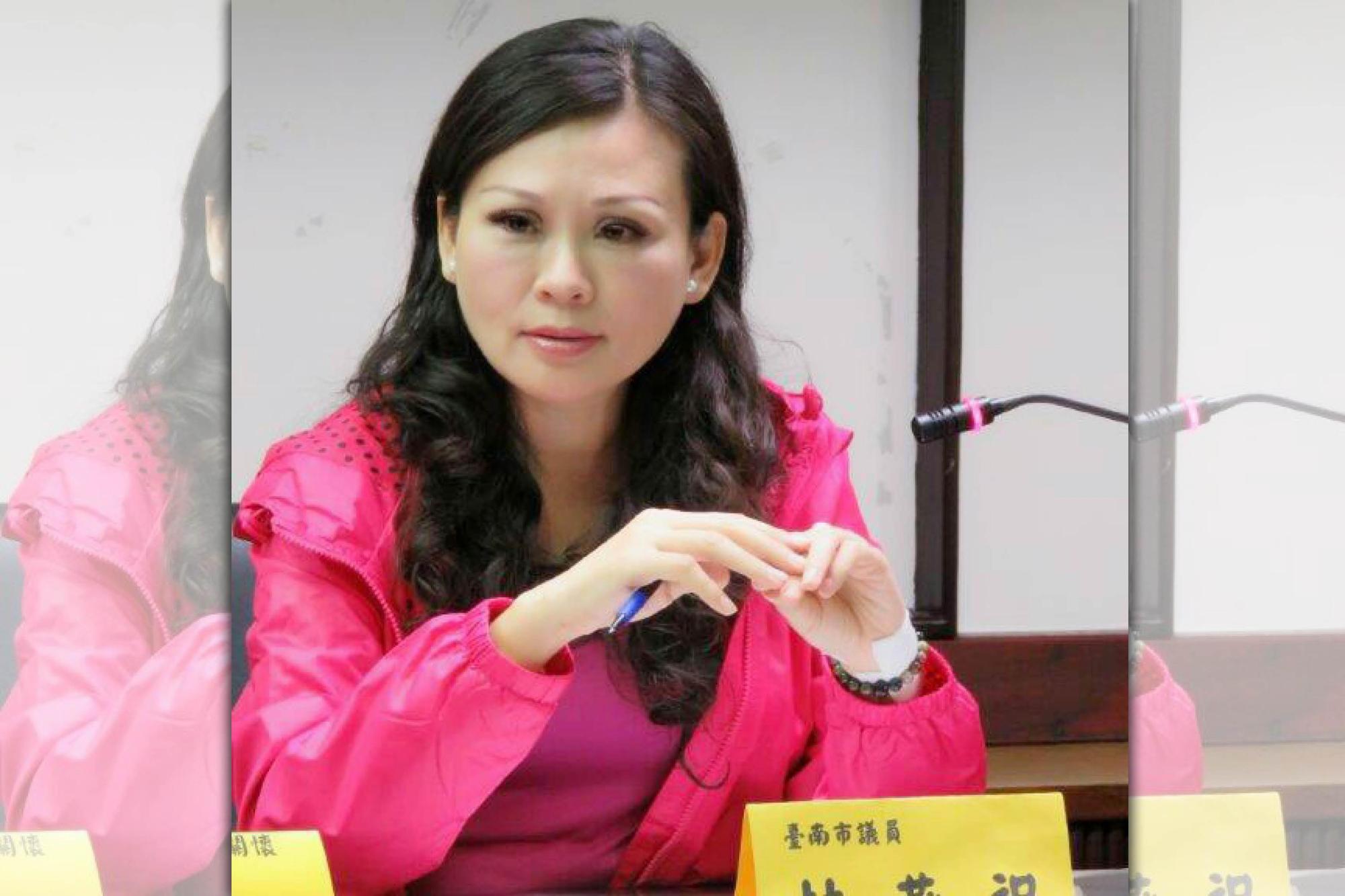 國民黨台南市議員林燕祝。(翻攝自林燕祝臉書)