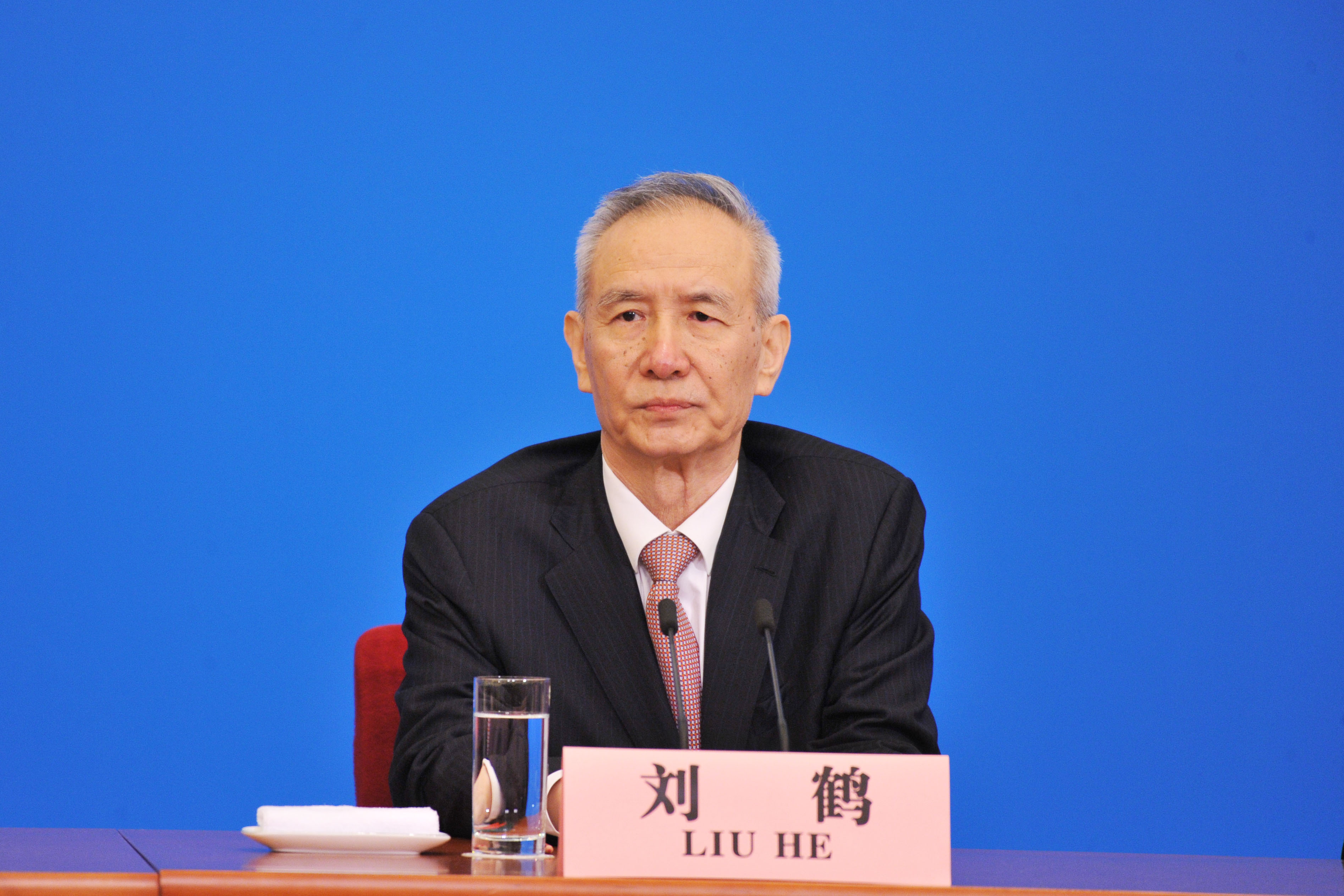 中國國務院副總理劉鶴率團赴華府進行新一回合美中貿易談判。（東方IC）
