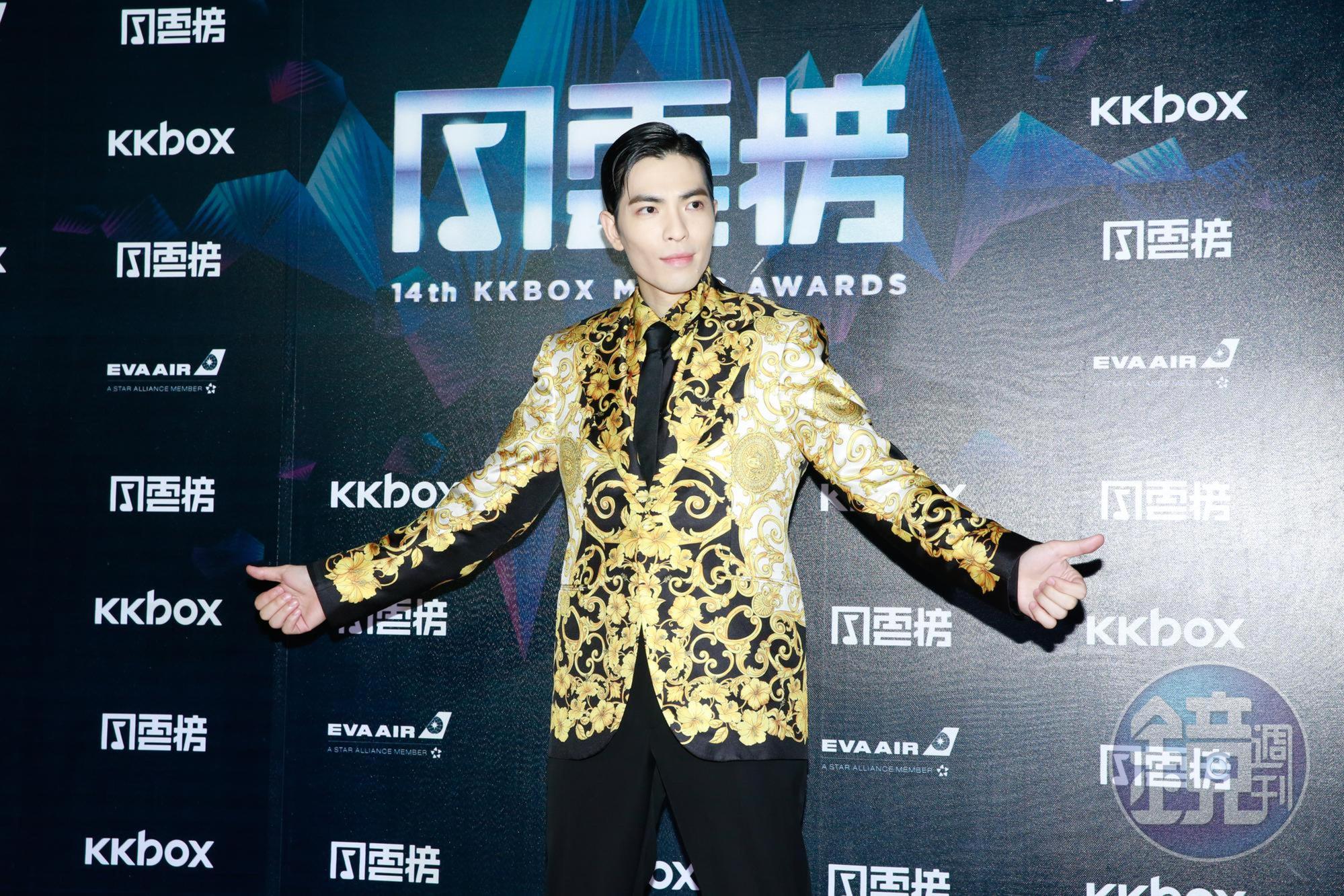 蕭敬騰大年初一就要開工,「有工作是幸福的」。