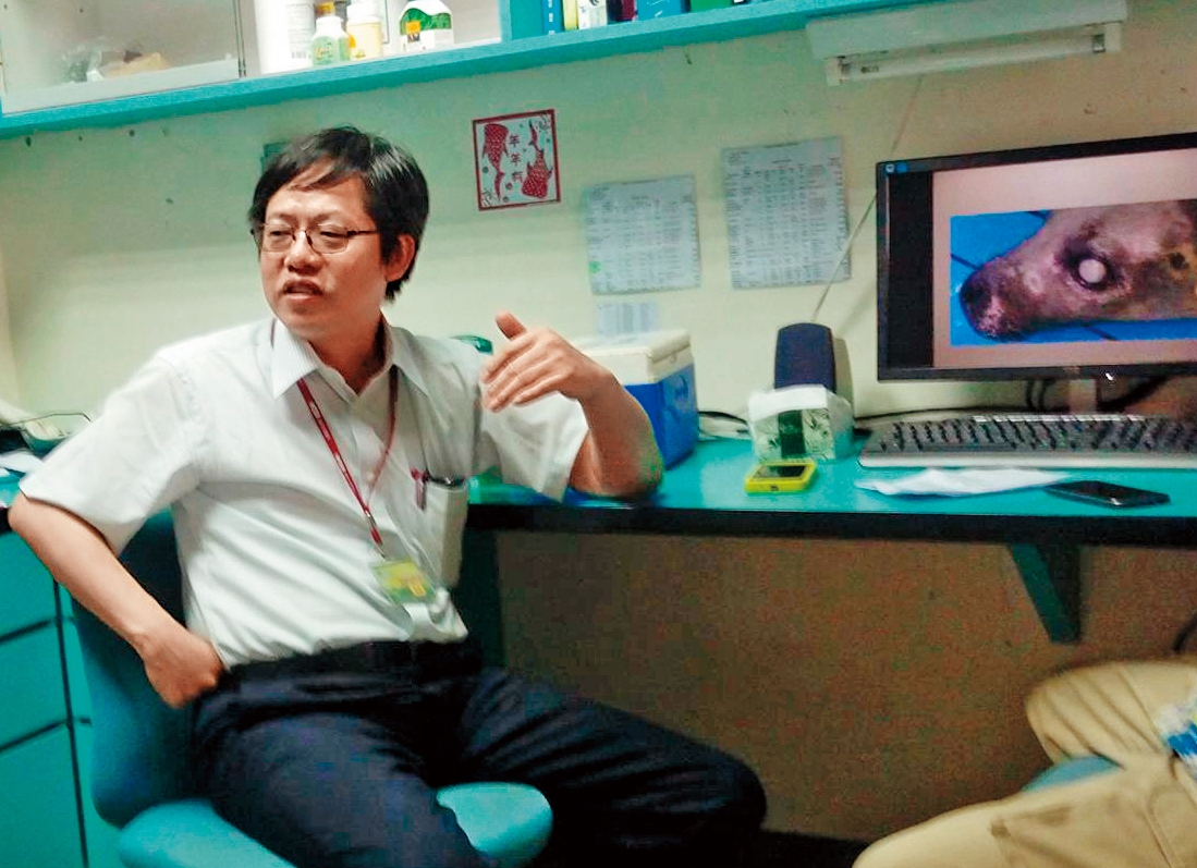 貪汙詐財被認定的教授林中天，是台大獸醫學院權威名醫。（翻攝林中天臉書）