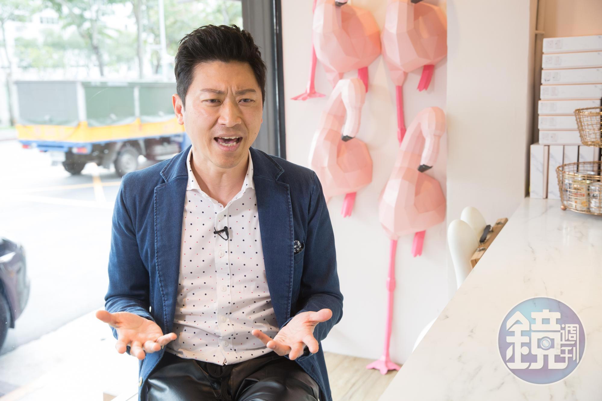 侯昌明出道前曾當過保險業務員，在他眼裡，保險商品不能用投資報酬率看待。