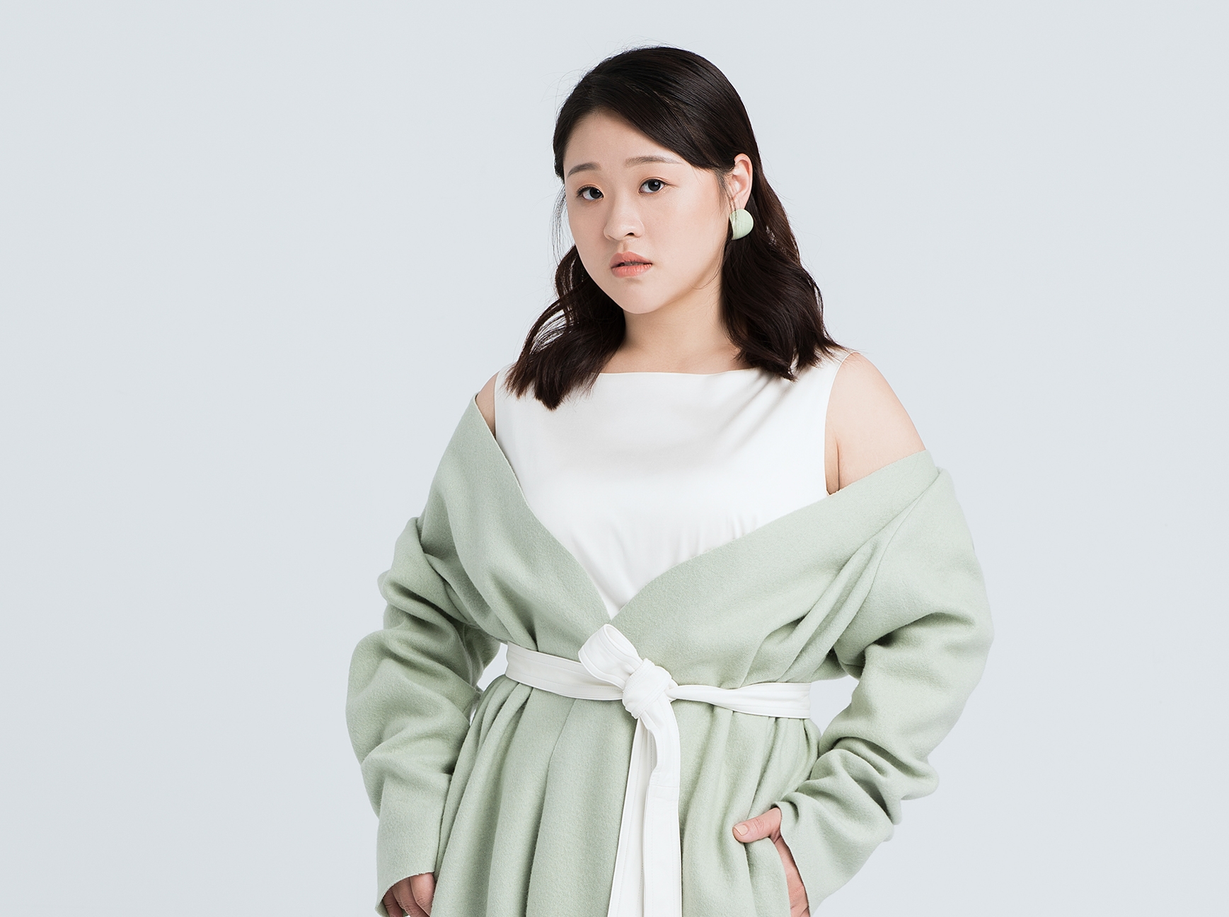 因為蕭敬騰等人的鼓勵，讓許莉潔決定瘦身闖歌壇。（喜歡音樂提供）