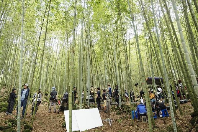 主景之一的「一竹居」位於南投竹山,附近有大片竹林。(好孩子國際娛樂提供)