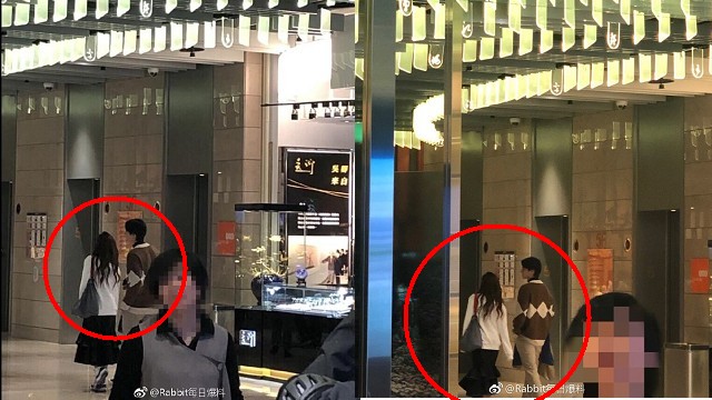 Selina的工作人員否認緋聞，證實是在拍攝真人秀節目而已。（翻攝自Rabbit每日爆料）