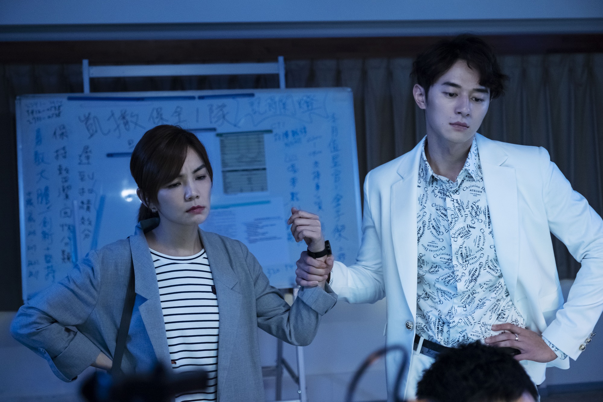 Ella與張軒睿在戲中談姐弟戀,屬於不打不相識。(好孩子國際娛樂提供)