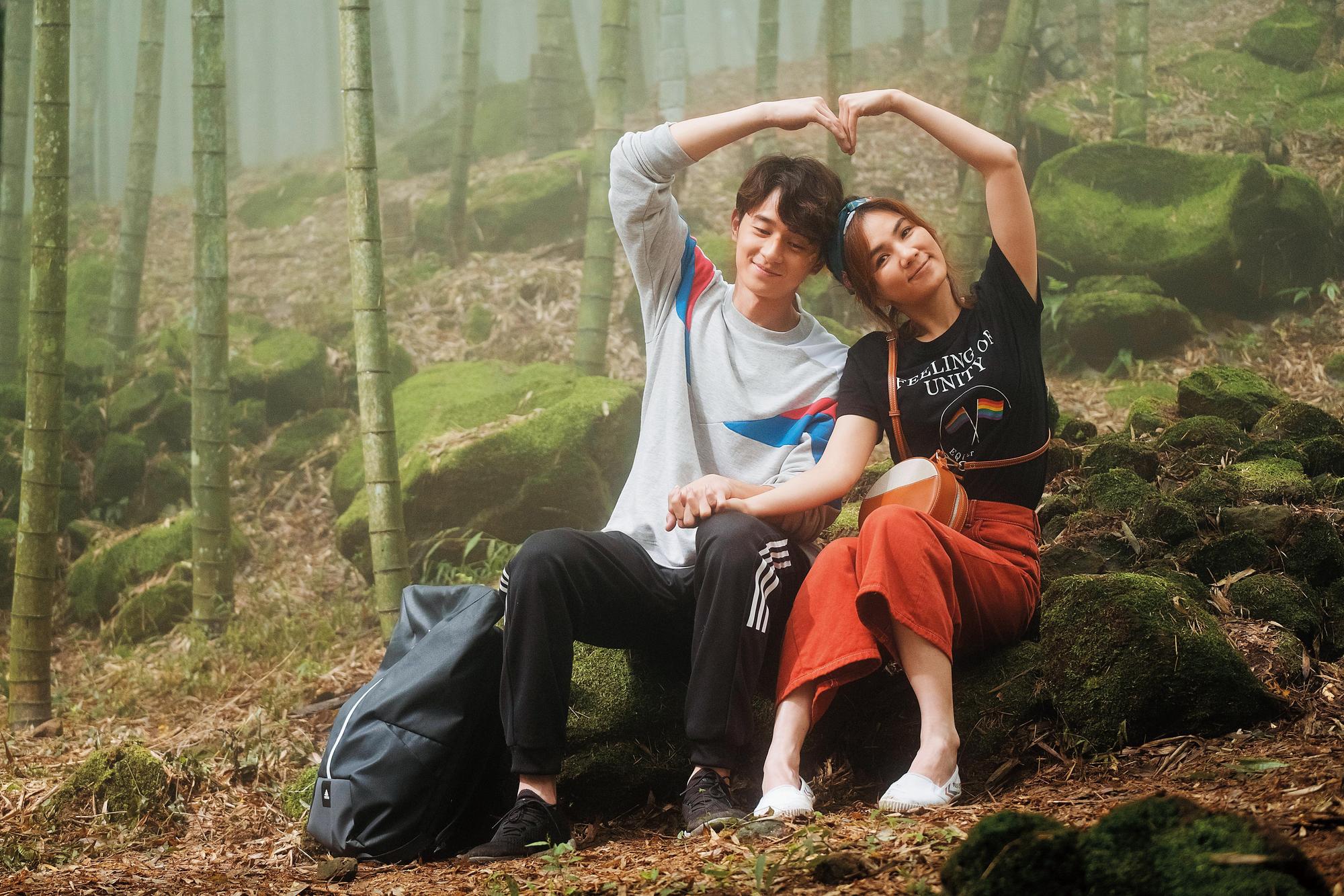 Ella（右）與張軒睿搭檔具新鮮感，還有姐弟戀話題。（好孩子國際娛樂提供）