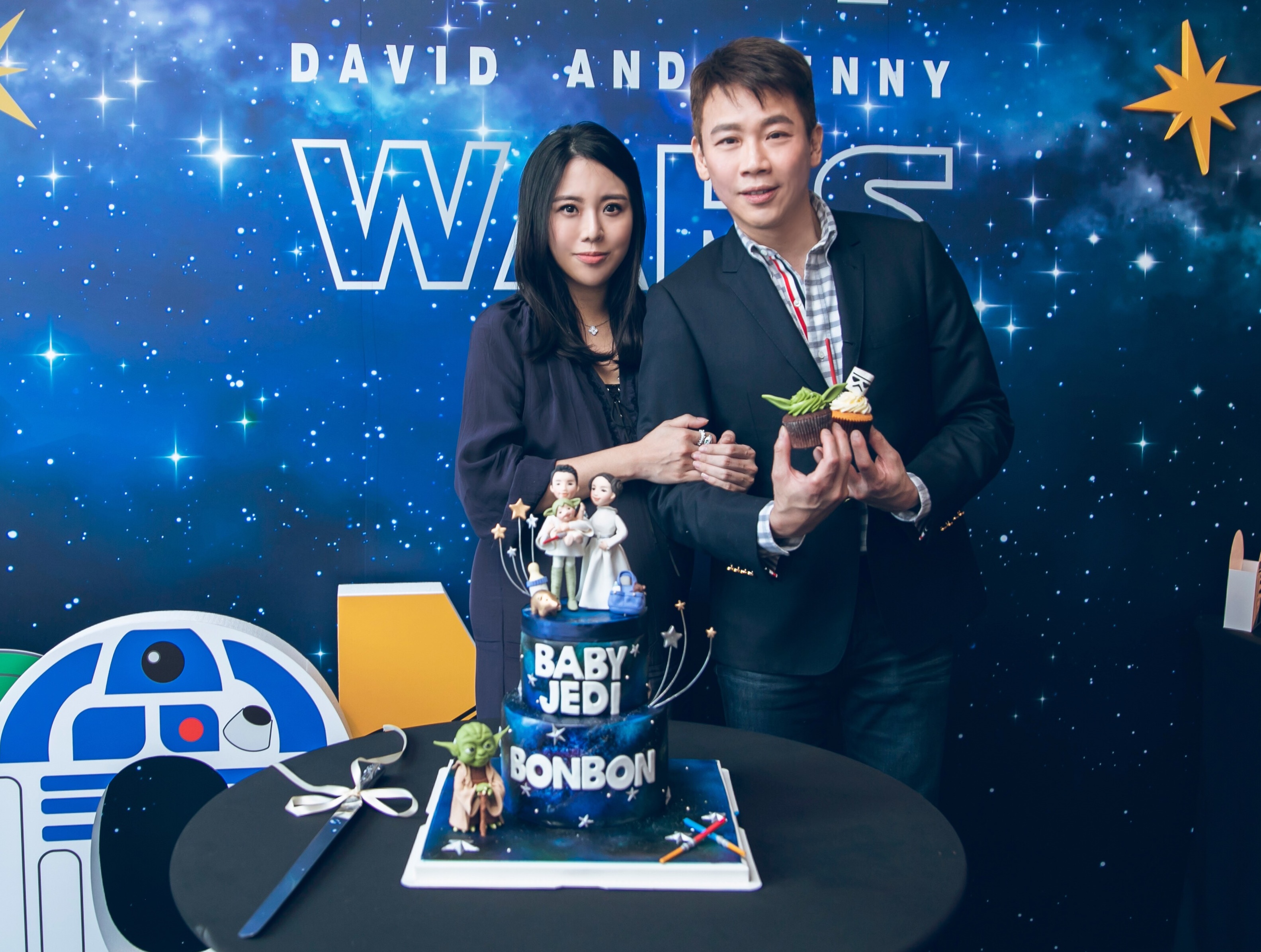 陶喆與老婆Penny江佩蓉舉辦BabyShower派對。（偉大文化提供）