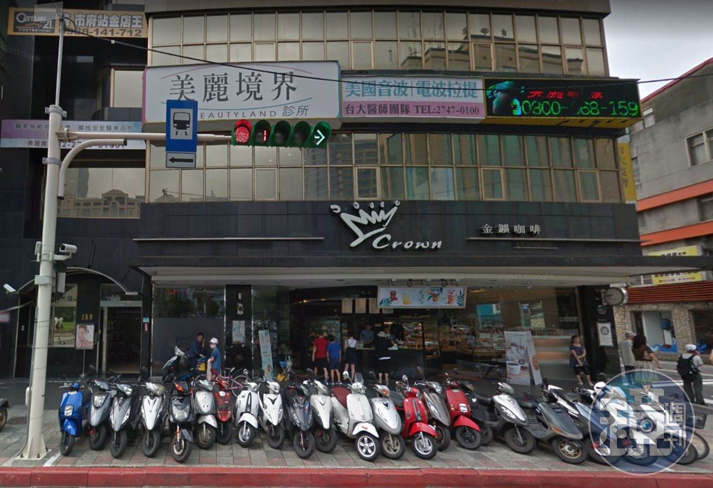 金鑛咖啡台北忠孝店不敵租金高漲，本月中悄悄宣布熄燈。（翻攝自google map）