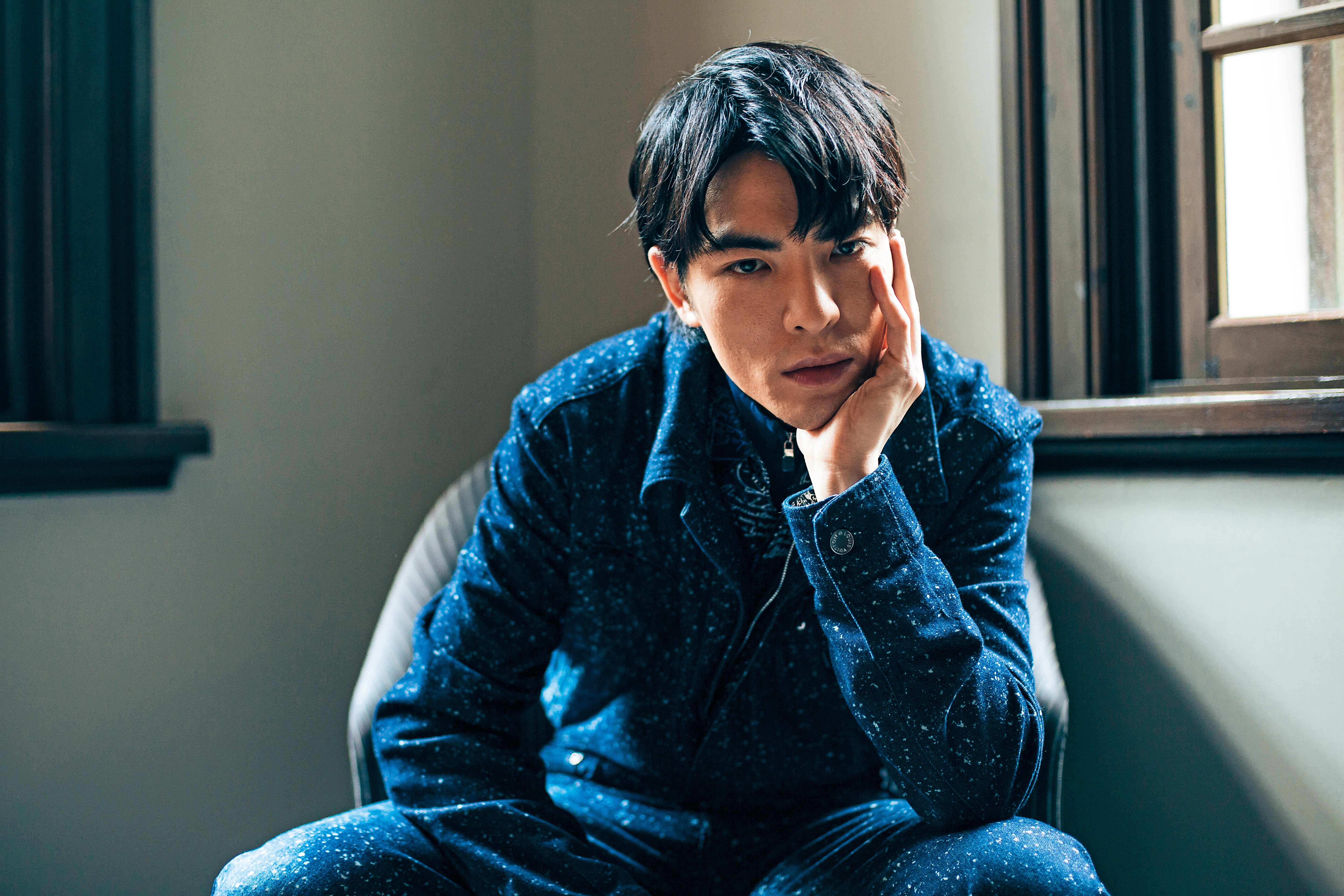 蕭敬騰在《魂囚西門》中，靠真實的反應詮釋靈魂人物「魏松言」。